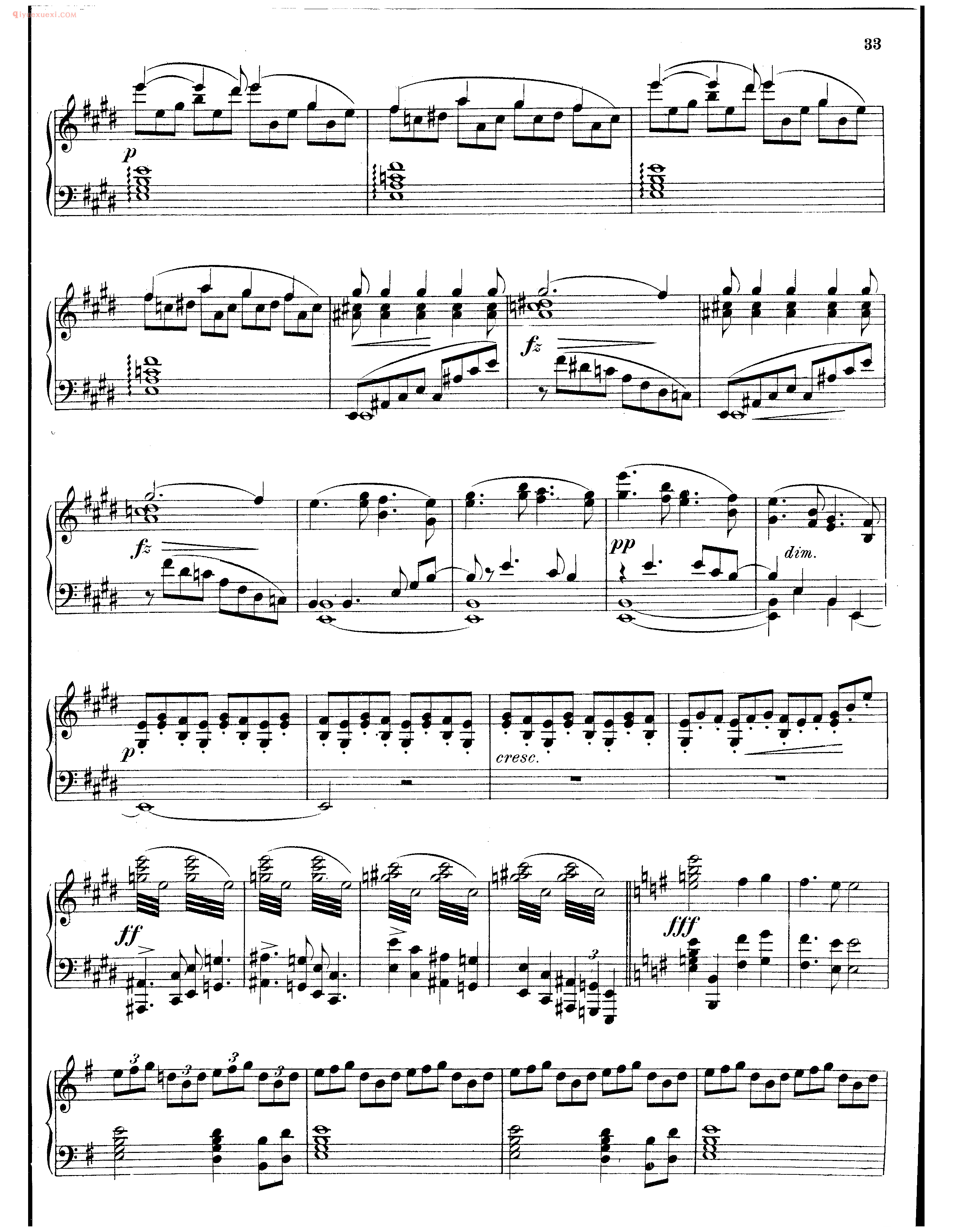 e小调第九交响曲自新大陆Symphony No.9 In E Minor From The New World