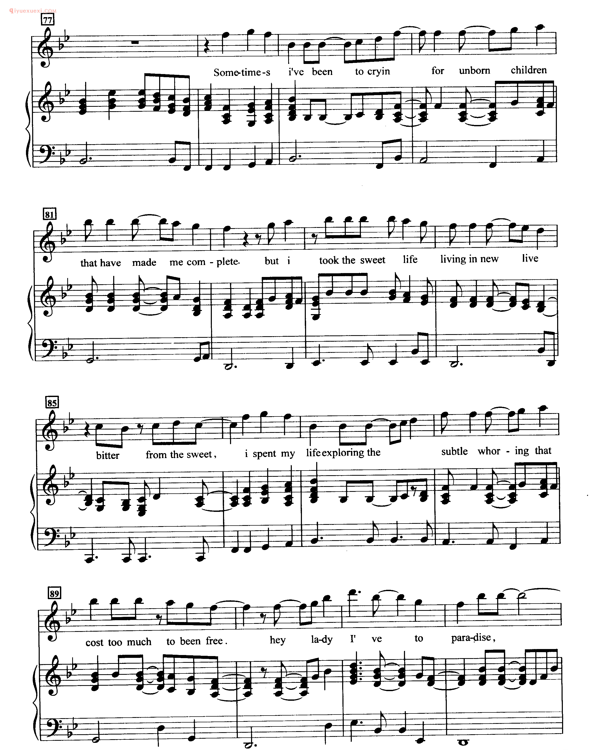 SHE歌曲钢琴谱_ I've never been to me