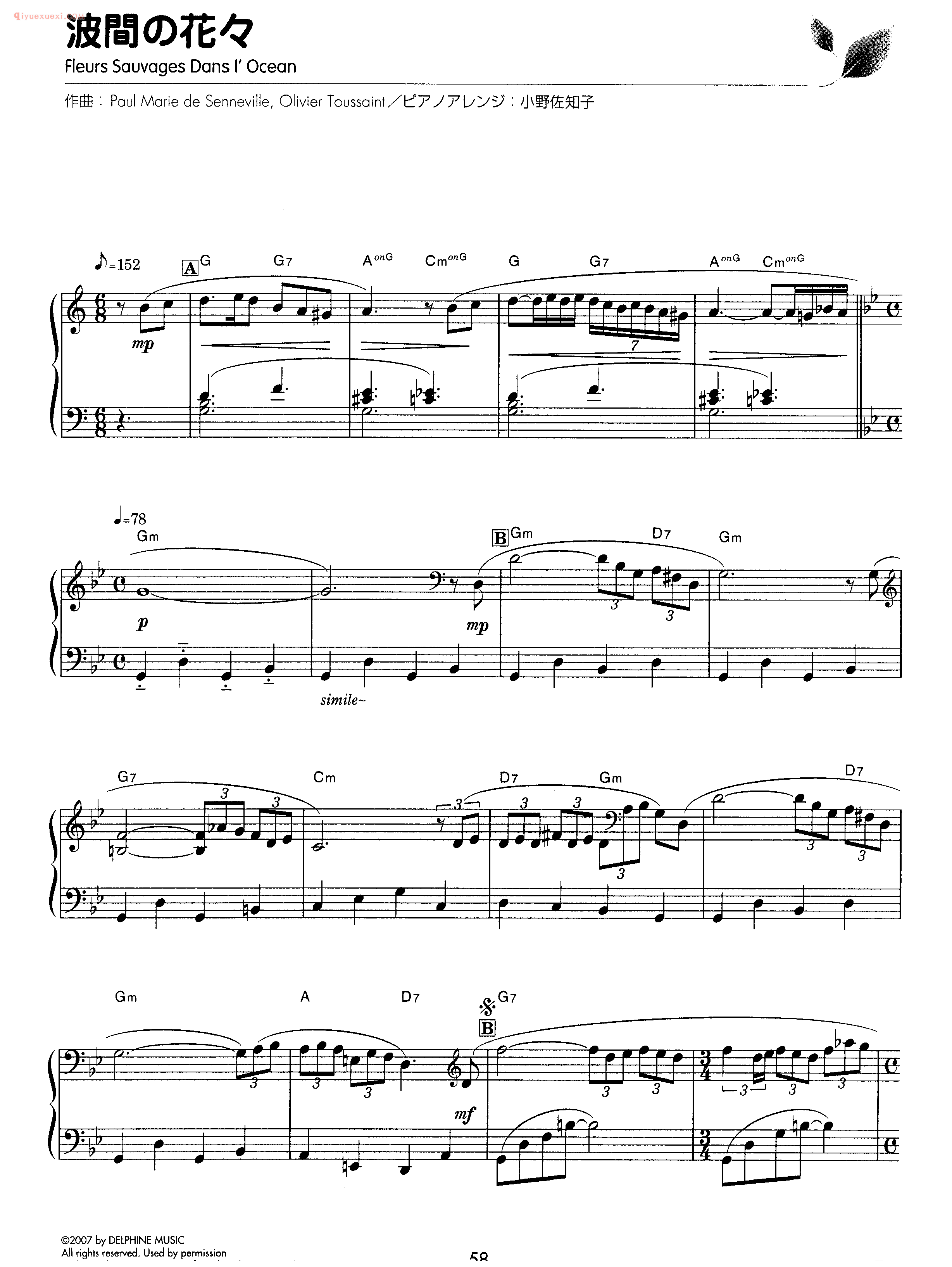 海上浪花_Fleurs Sauvages Dans LOcean