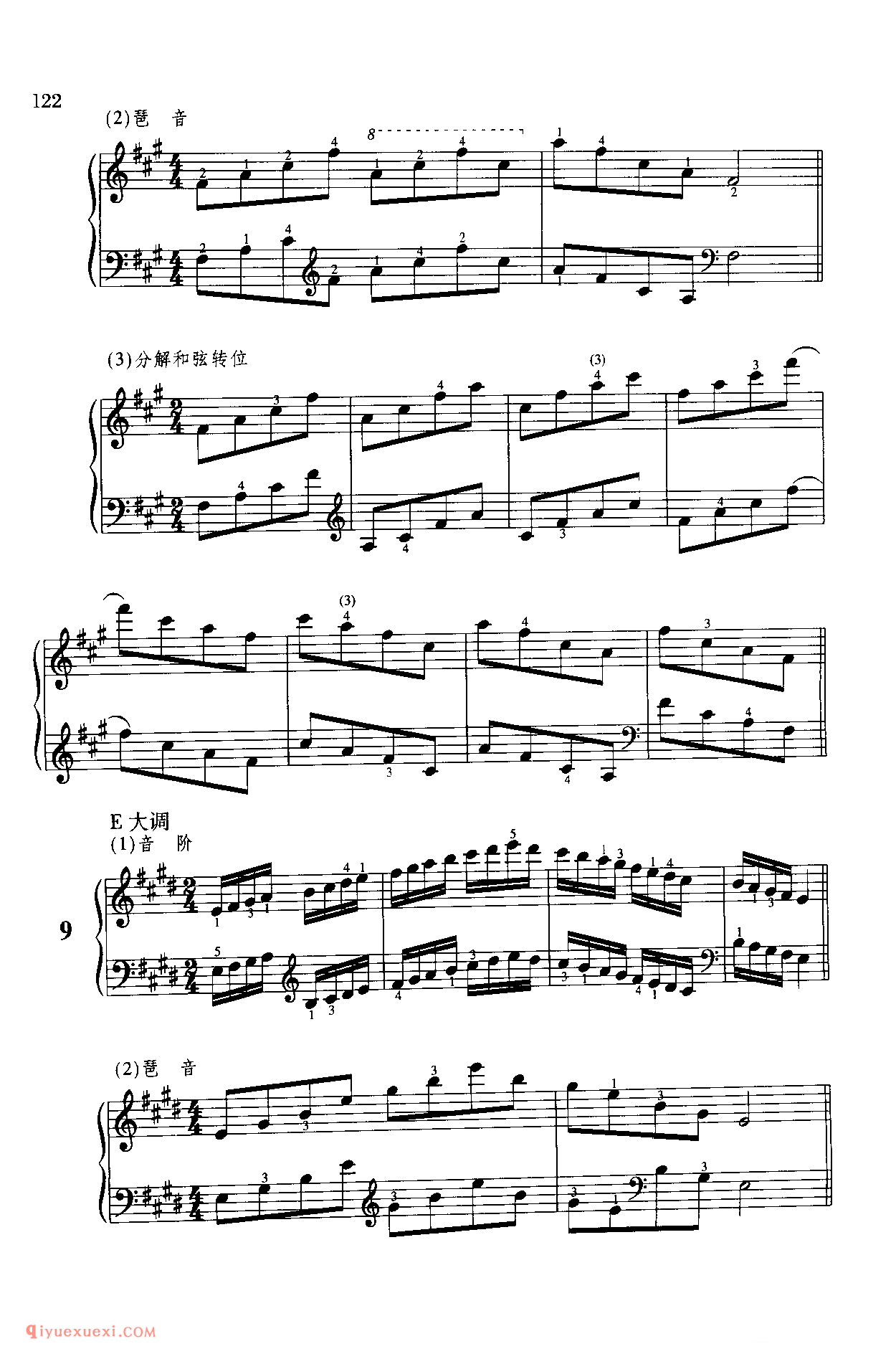 少儿钢琴车尔尼599练习曲中部程度_儿童钢琴含十六音符的常规练习(两个八度之内)练习