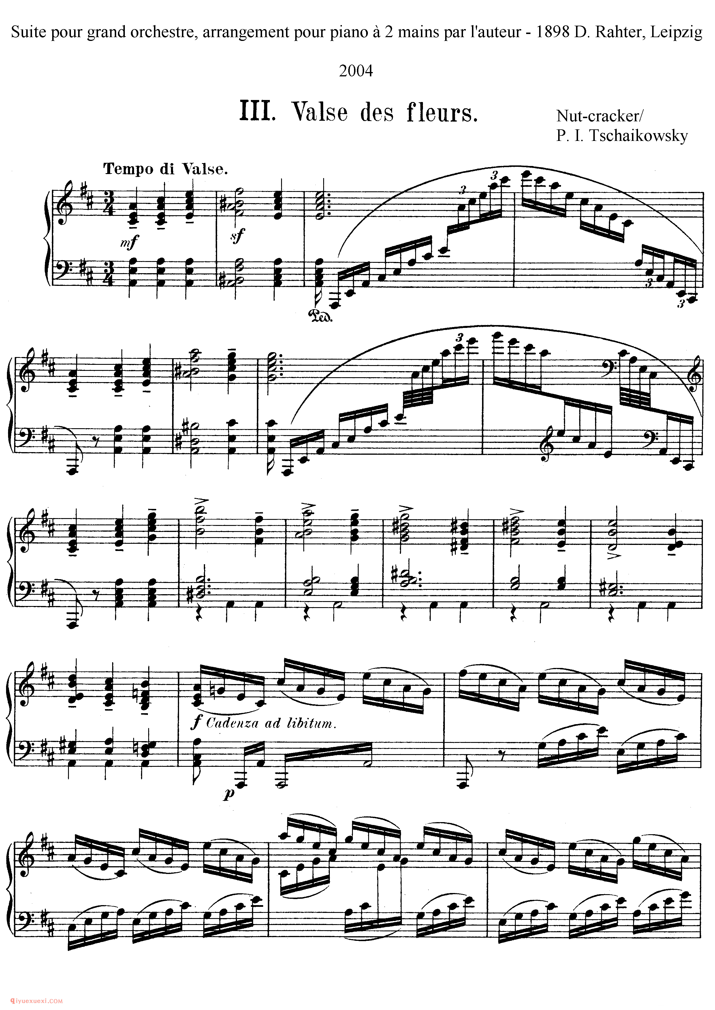 柴可夫斯基胡桃夹子_Tchaikovsky Nutcracker Op71_超高难度钢琴谱