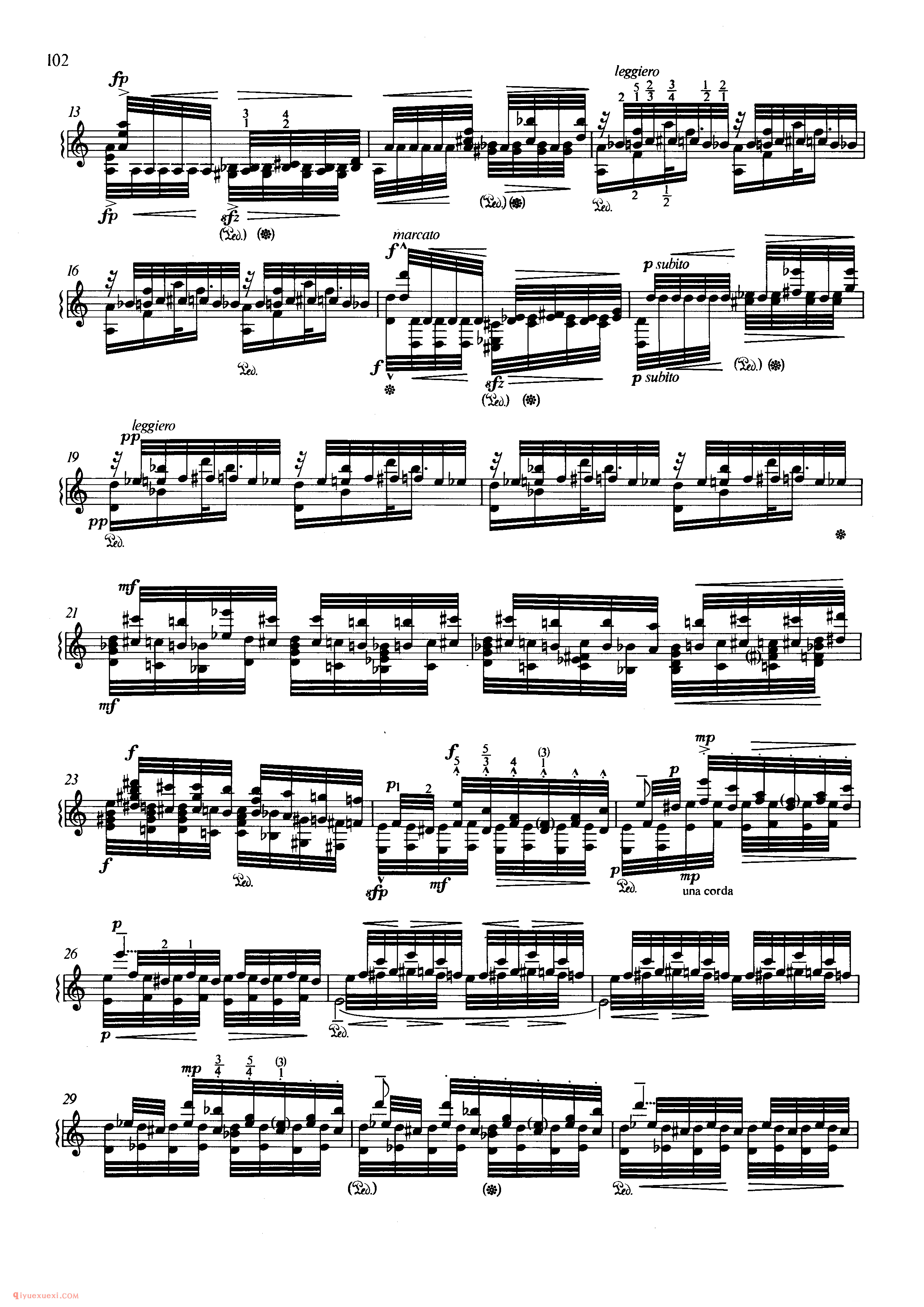Rimsky-Korsakov-Cziffra Flight of the Bumblebee_超高难度钢琴谱