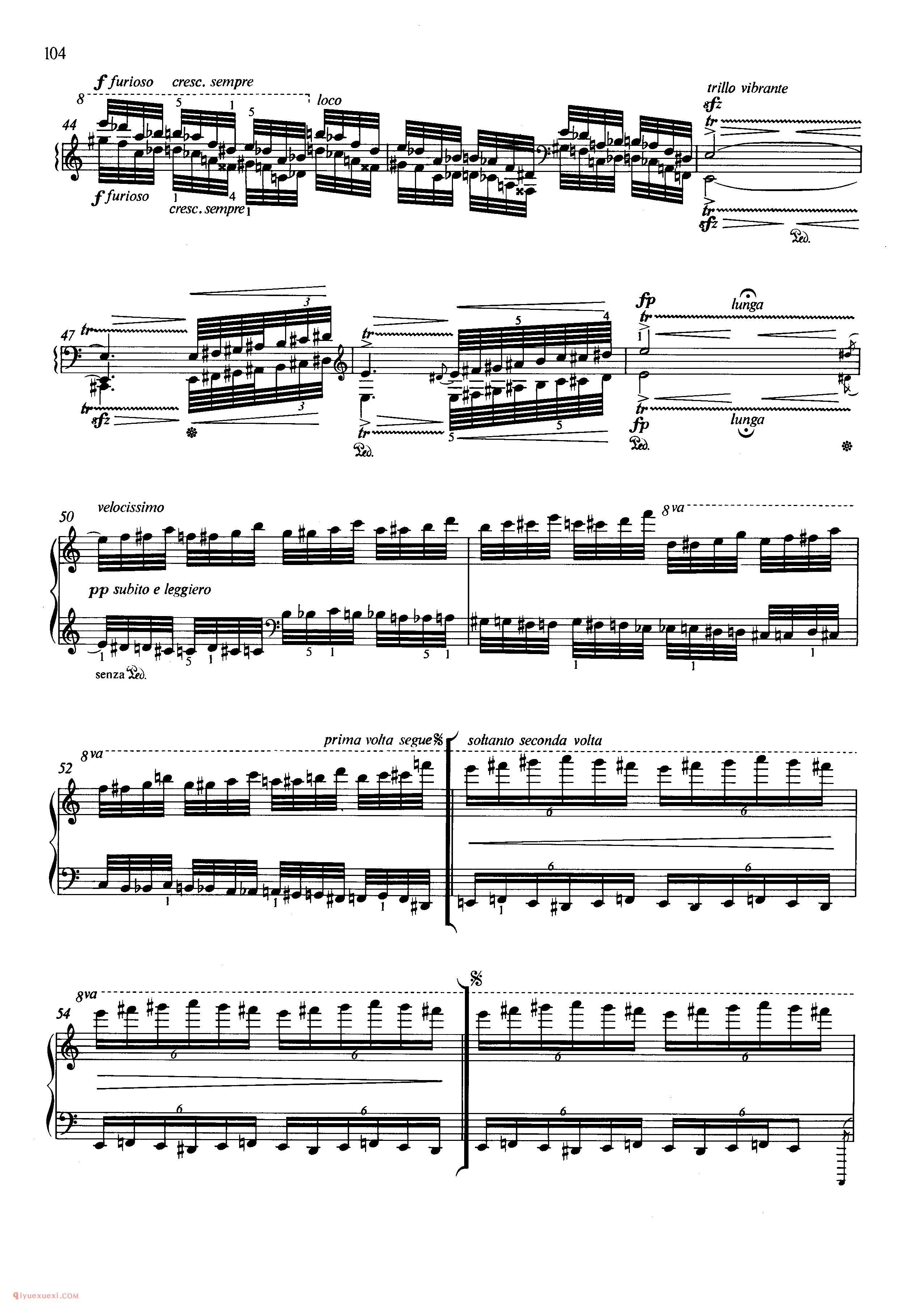 Rimsky-Korsakov-Cziffra Flight of the Bumblebee_超高难度钢琴谱