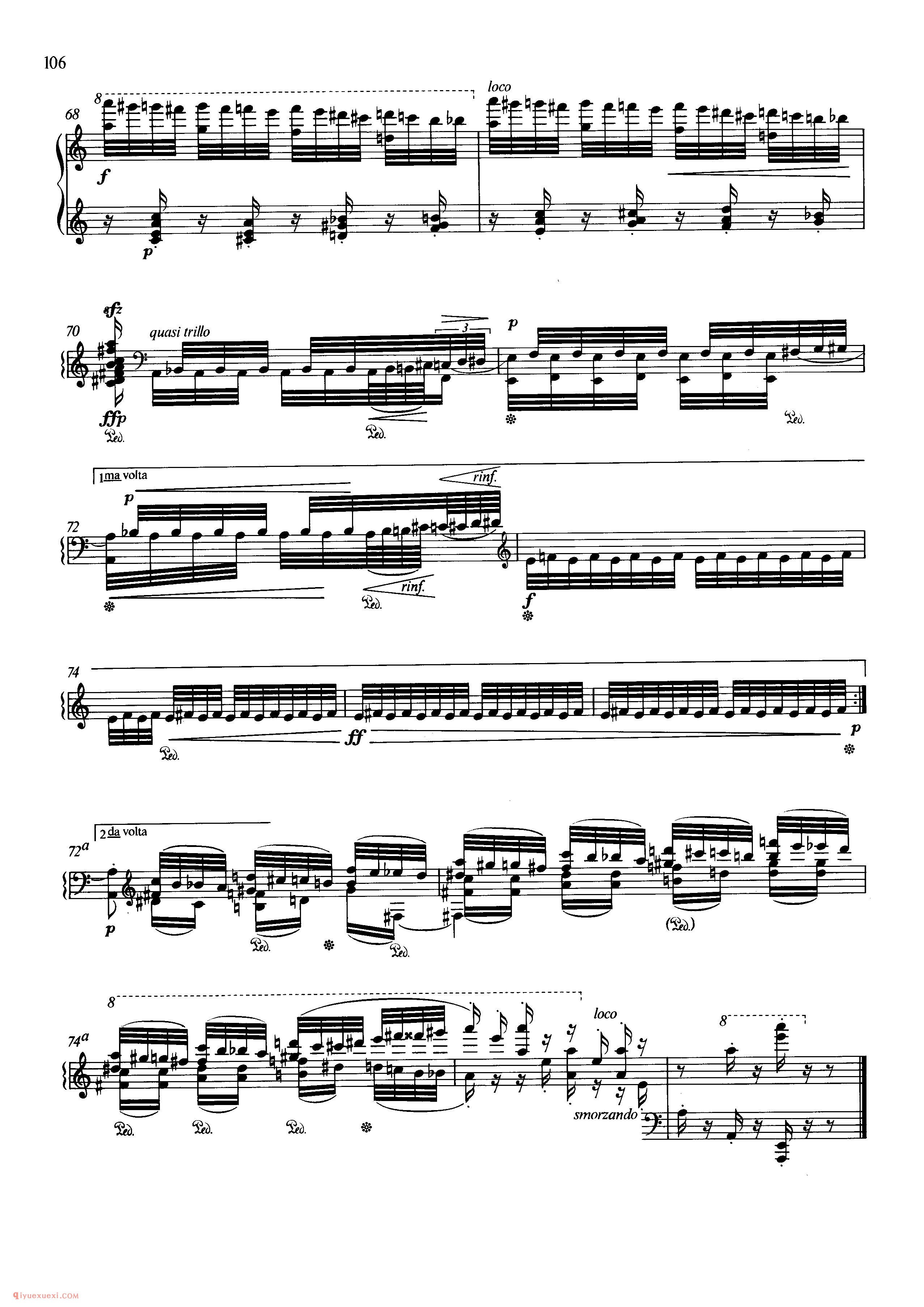 Rimsky-Korsakov-Cziffra Flight of the Bumblebee_超高难度钢琴谱
