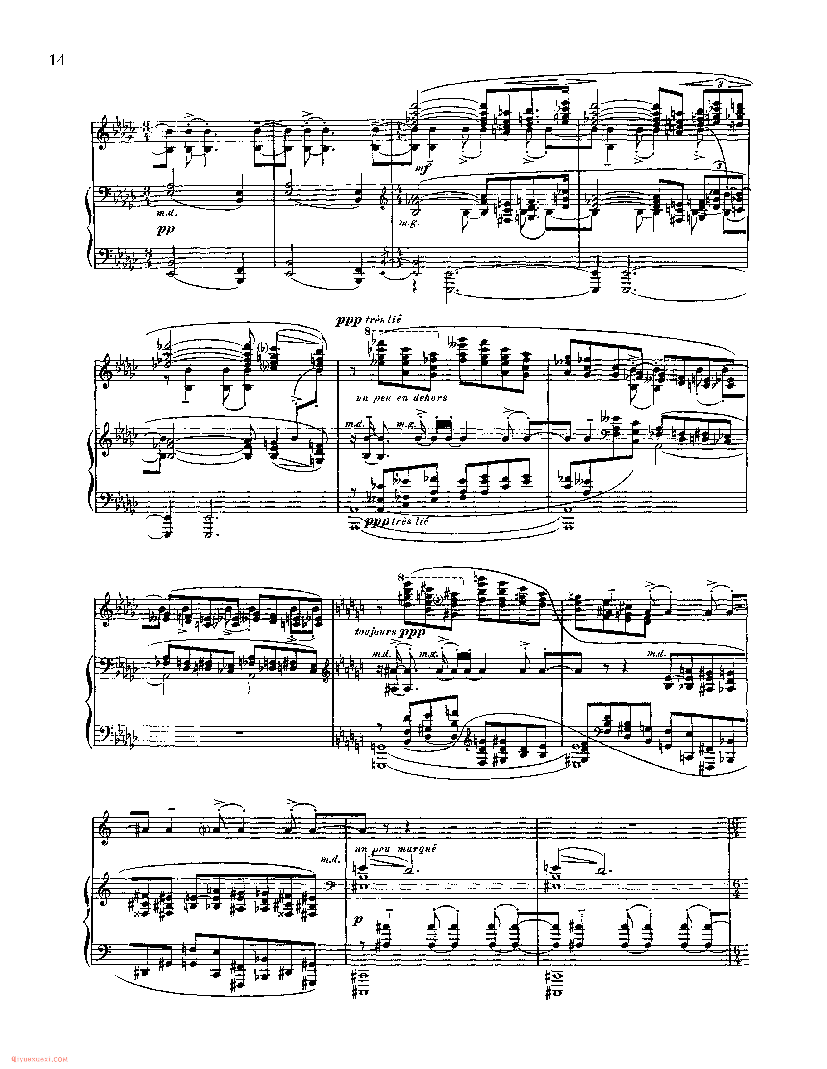 夜之幽灵_Ravel Gaspard de la nuit_超高难度钢琴谱