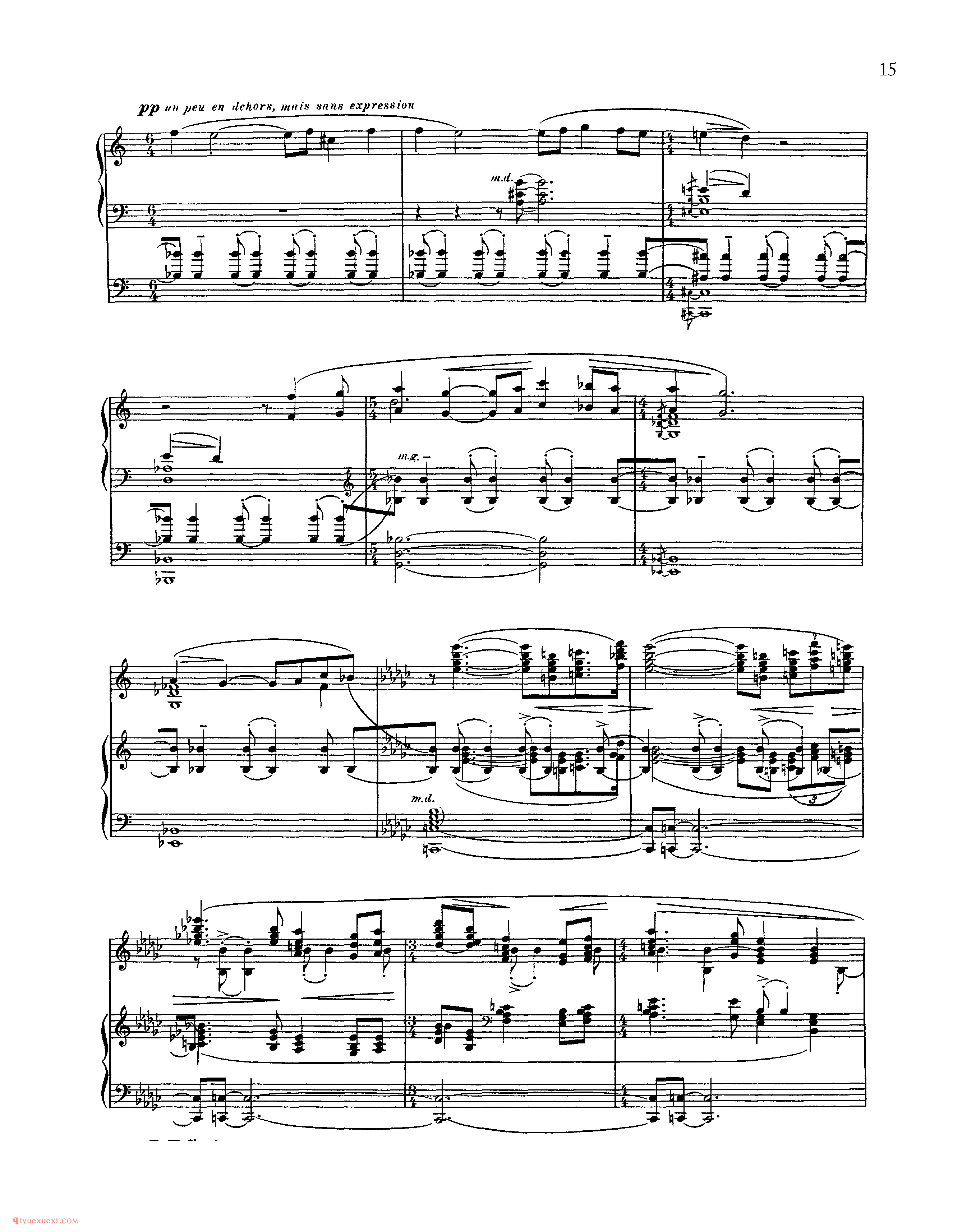 夜之幽灵_Ravel Gaspard de la nuit_超高难度钢琴谱