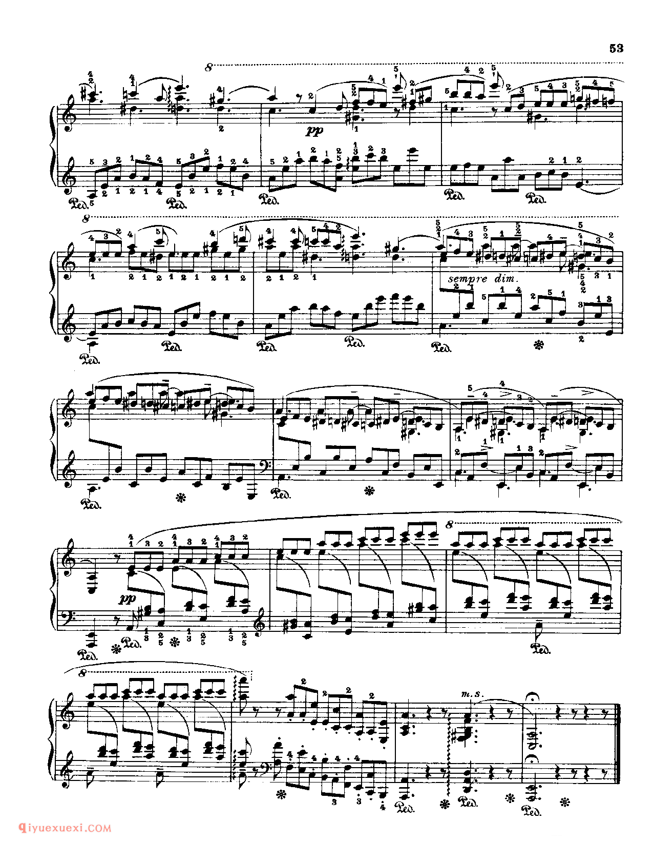 Fr.Chopin Op.10 NO.5_Godowsky_Chopin_超高难度钢琴谱
