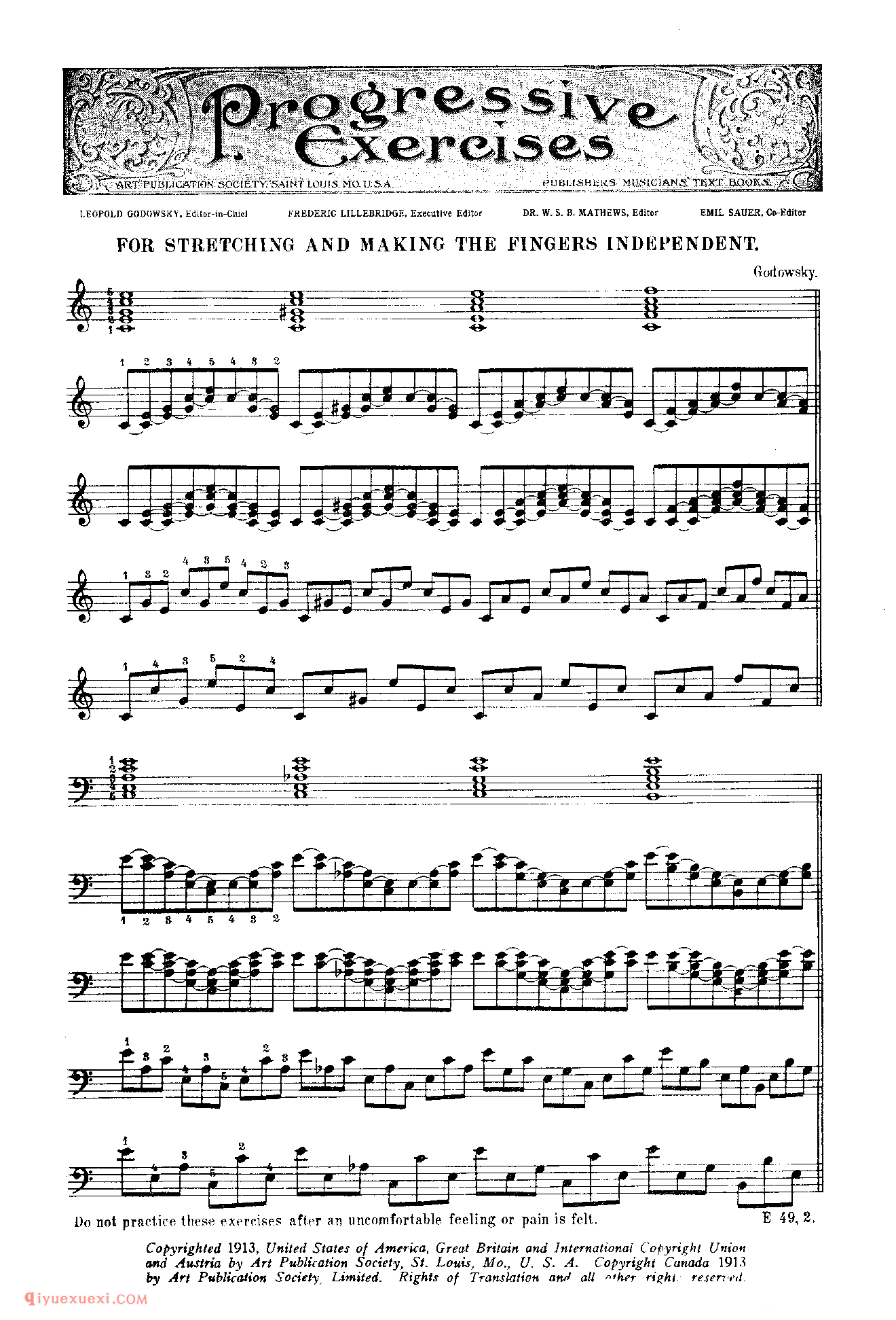 Progressive Exercises (Godowsky, Leopold) _超高难度钢琴谱