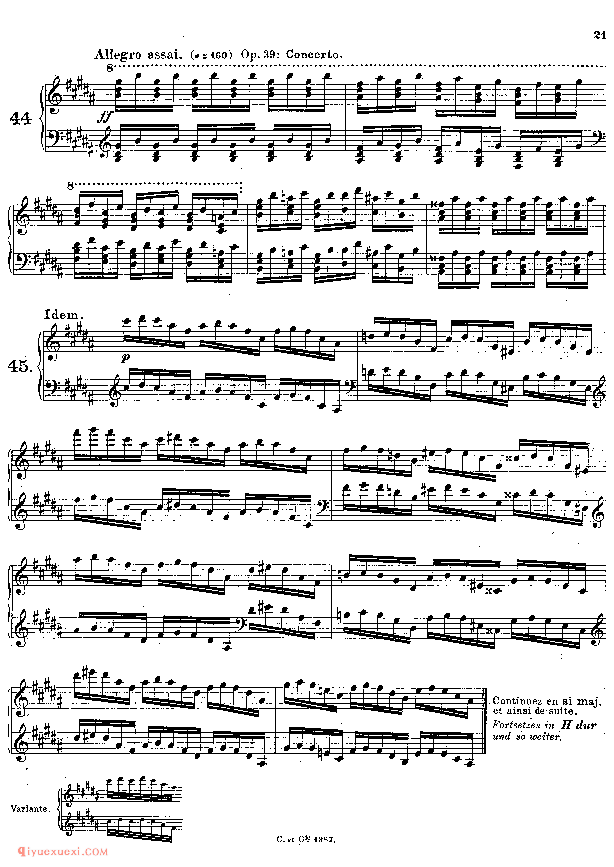 Alkan Exercises (Vianna da Motta, José)_超高难度钢琴谱