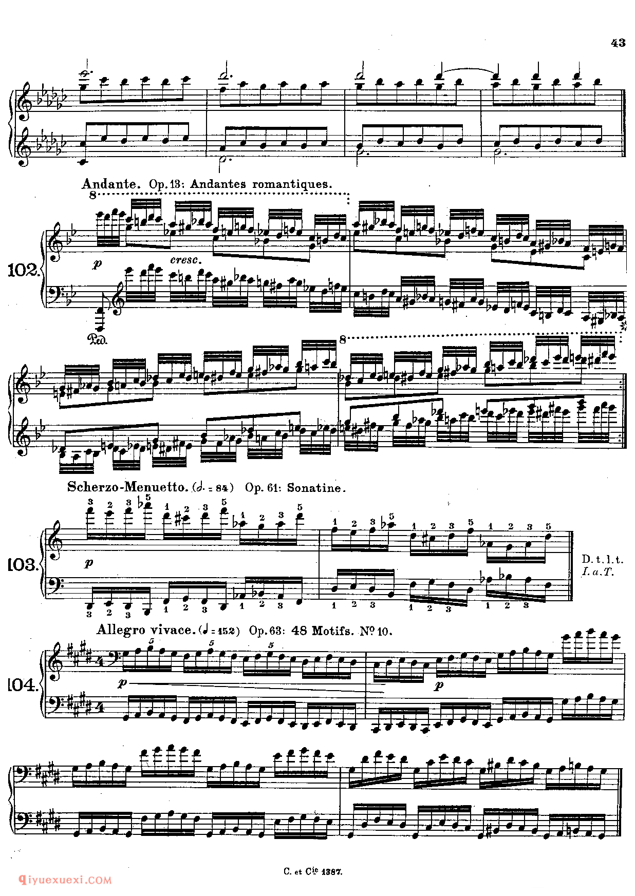 Alkan Exercises (Vianna da Motta, José)_超高难度钢琴谱