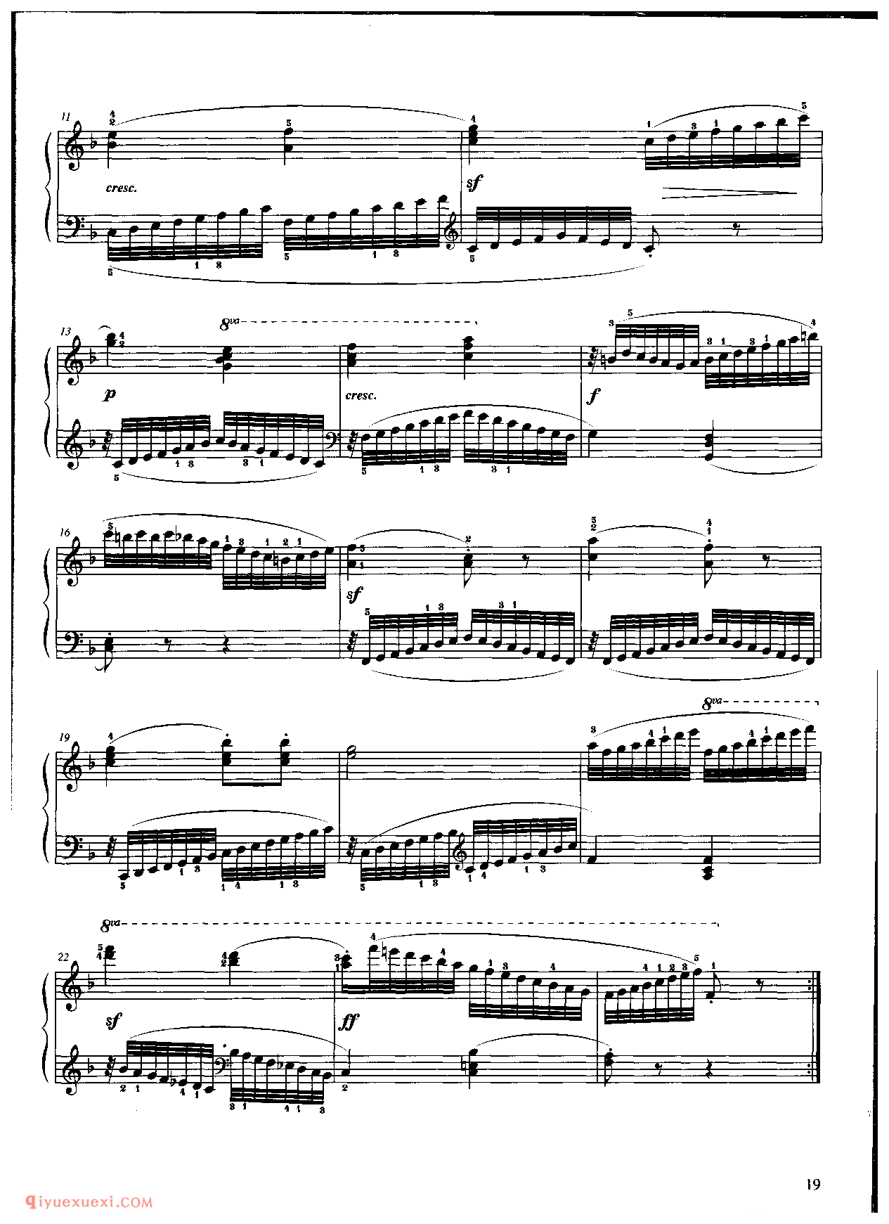 《车尔尼钢琴流畅练习曲作品849》第9首_车尔尼849钢琴练习曲 No.9