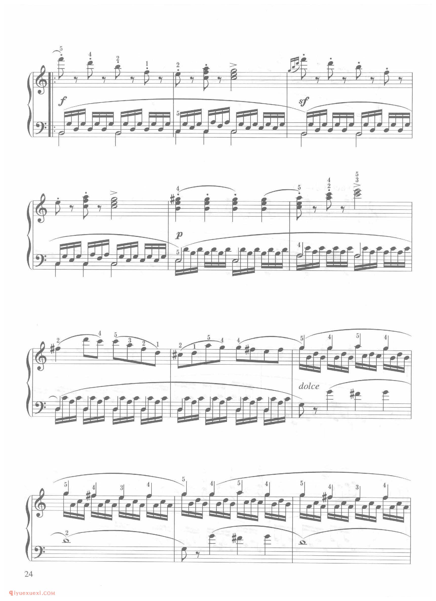 第7条C大调活跃地( Vivace)车尔尼钢琴作品849_常桦讲解 注释