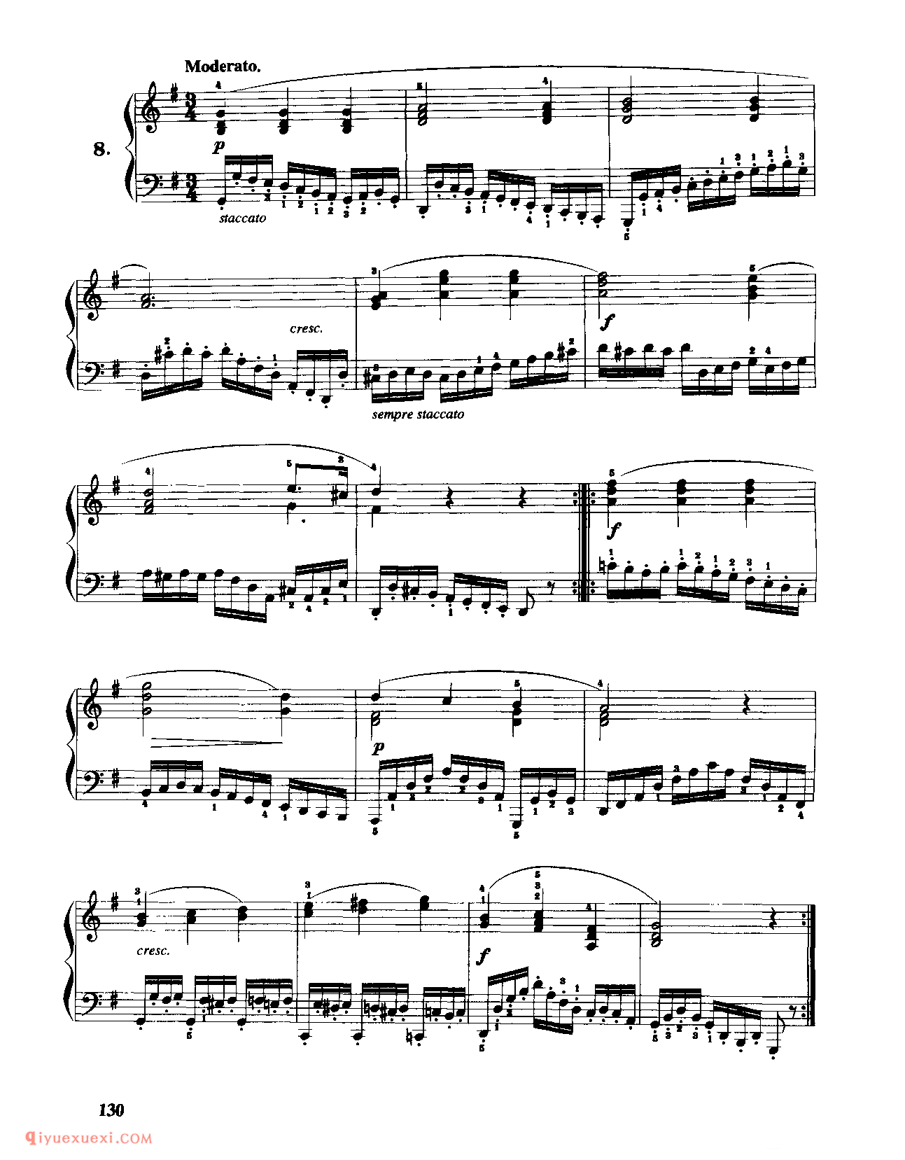 车尔尼作品718_24首钢琴左手练习曲_车尔尼718钢琴练习曲集