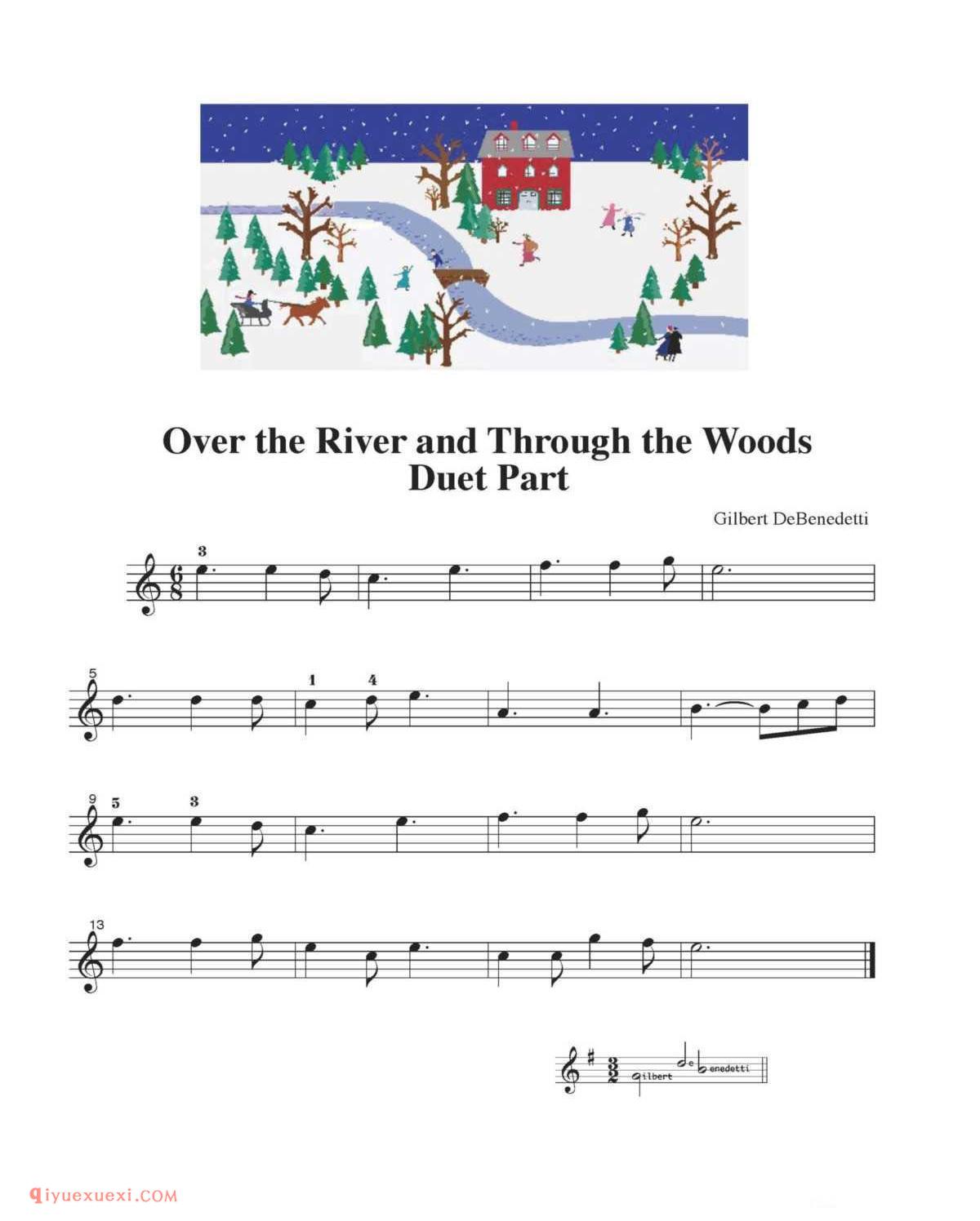Over the River and Through the Woods_钢琴三级练习曲