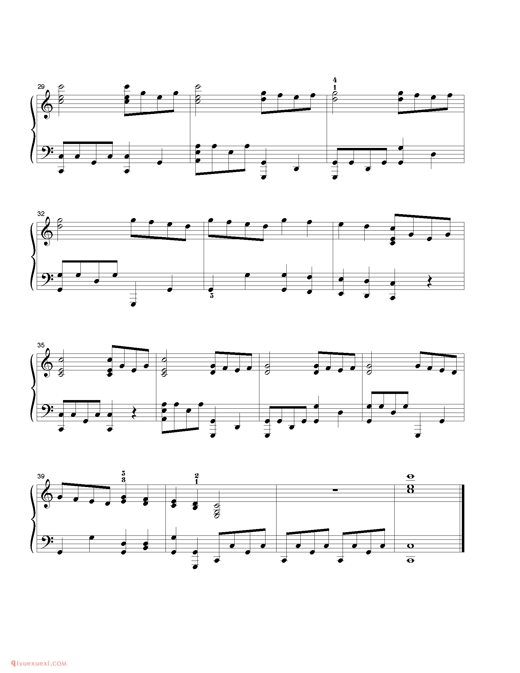 For Michelle_钢琴中级练习曲