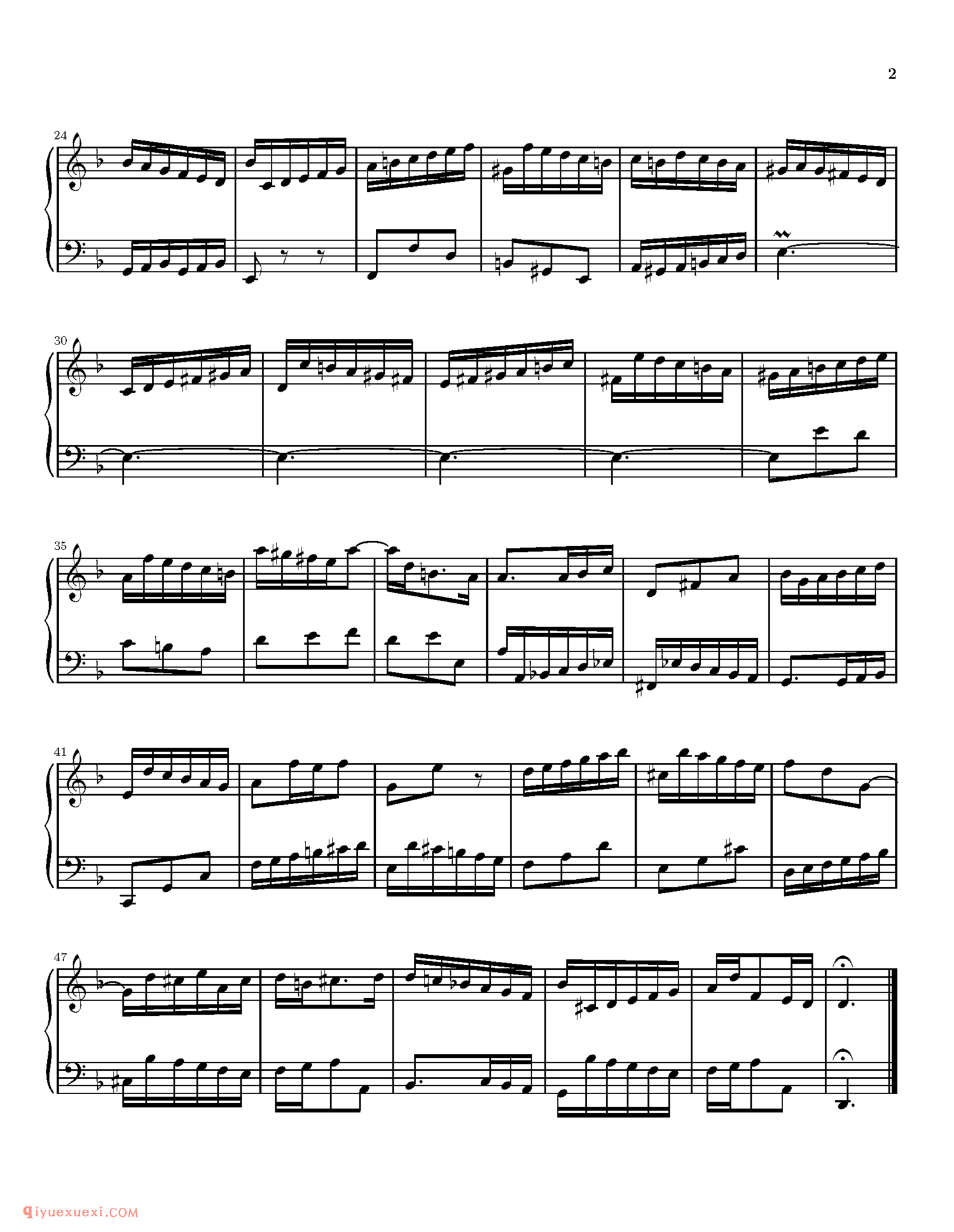 Invention 4_钢琴中级练习曲