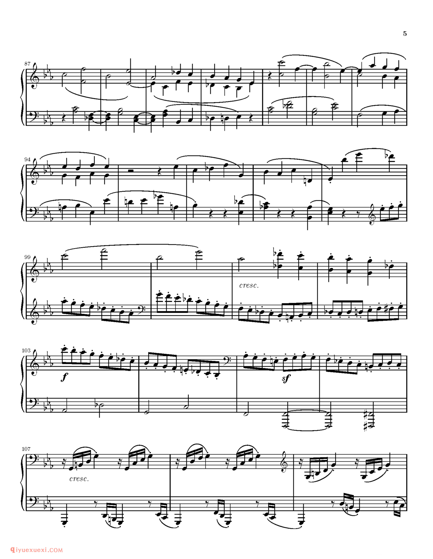 Sonata No.8“Pathetique”_钢琴中级练习曲