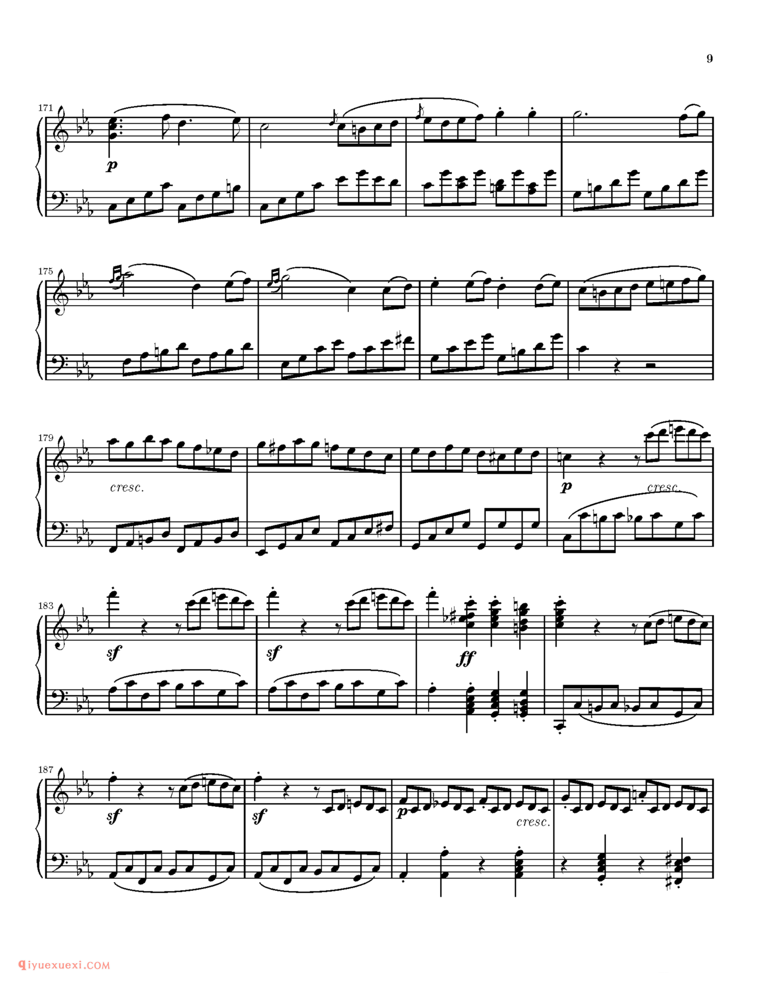 Sonata No.8“Pathetique”_钢琴中级练习曲