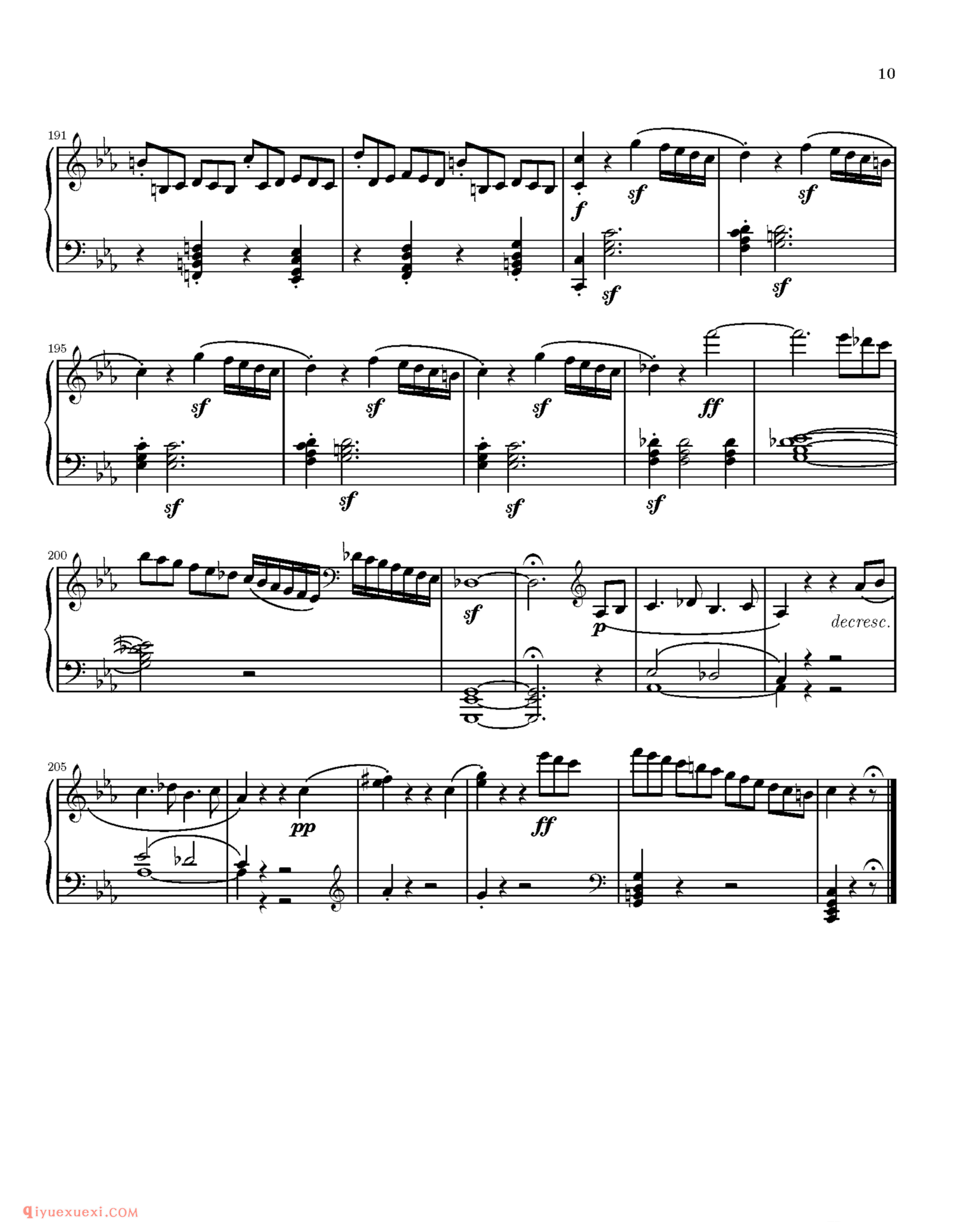 Sonata No.8“Pathetique”_钢琴中级练习曲