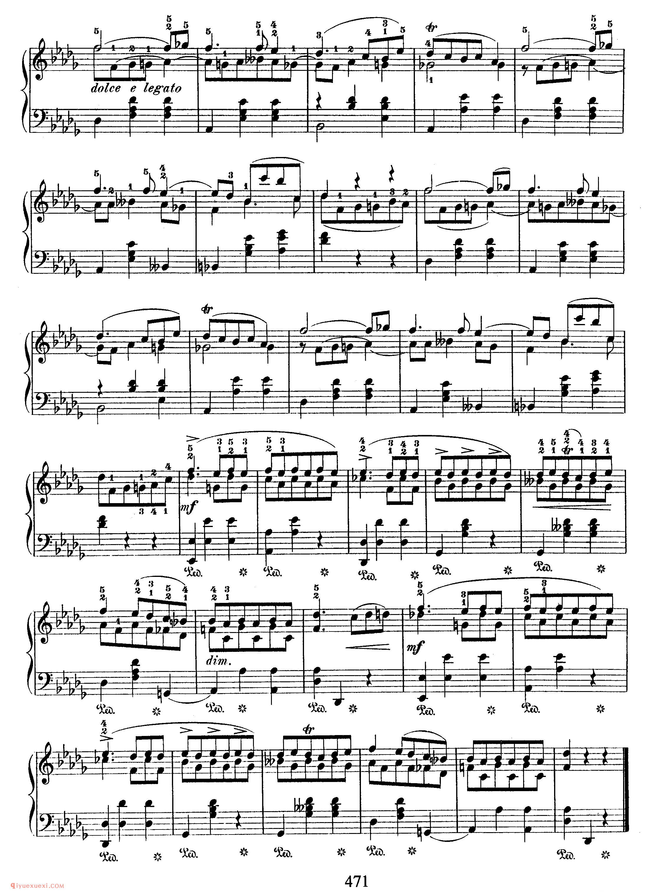 3 Waltzes, Op 70_降G大调/f小调/降D大调_肖邦圆舞曲钢琴谱