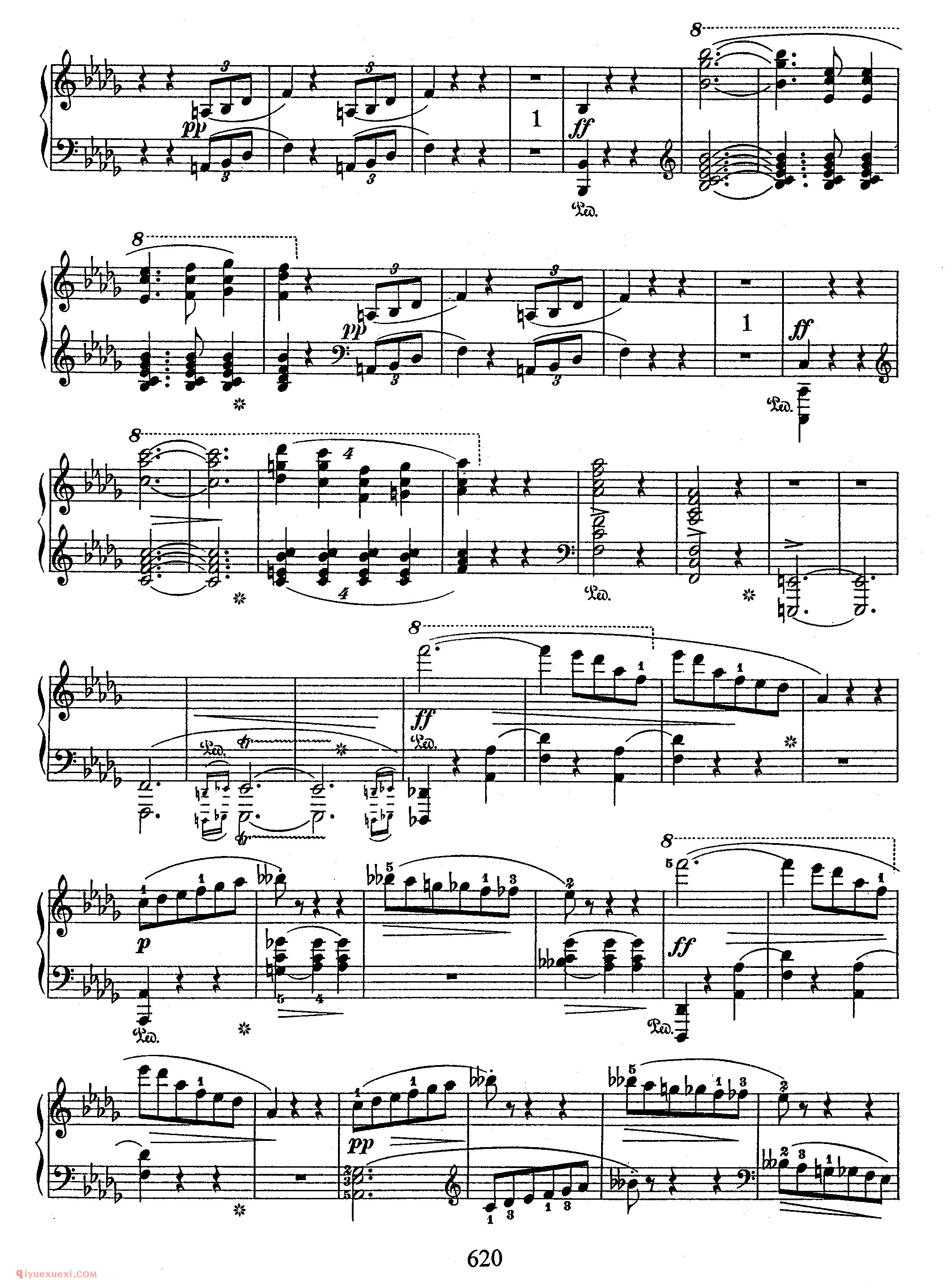 Scherzo No 2 in bb, Op 31_ 第二首降b小调作品31_谐谑曲_肖邦钢琴谱