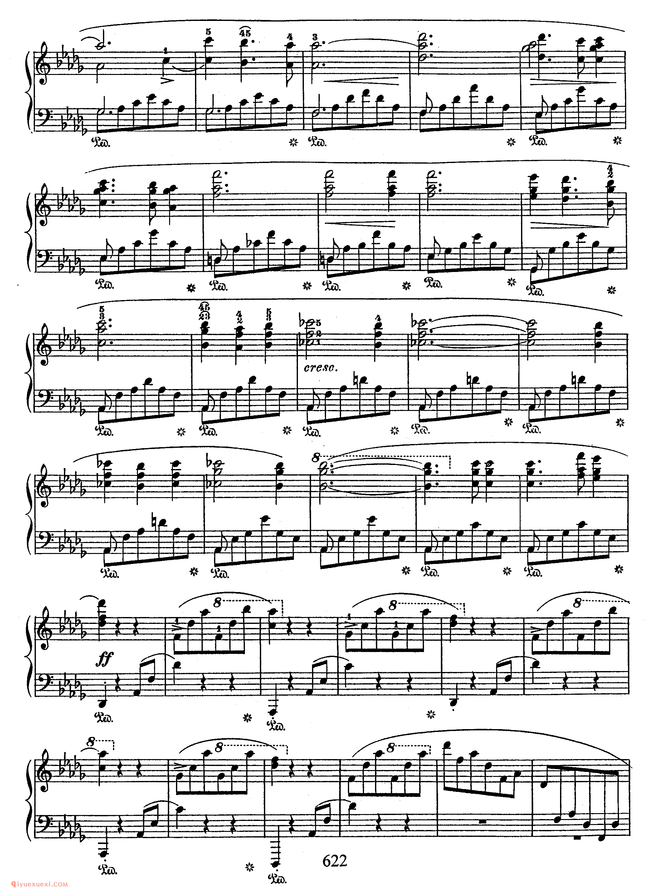 Scherzo No 2 in bb, Op 31_ 第二首降b小调作品31_谐谑曲_肖邦钢琴谱