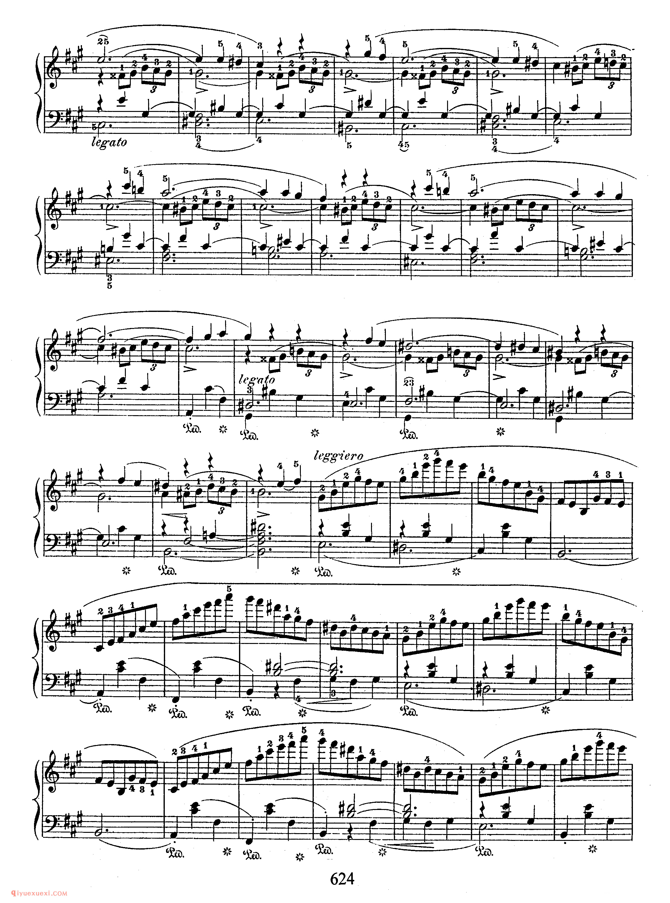 Scherzo No 2 in bb, Op 31_ 第二首降b小调作品31_谐谑曲_肖邦钢琴谱