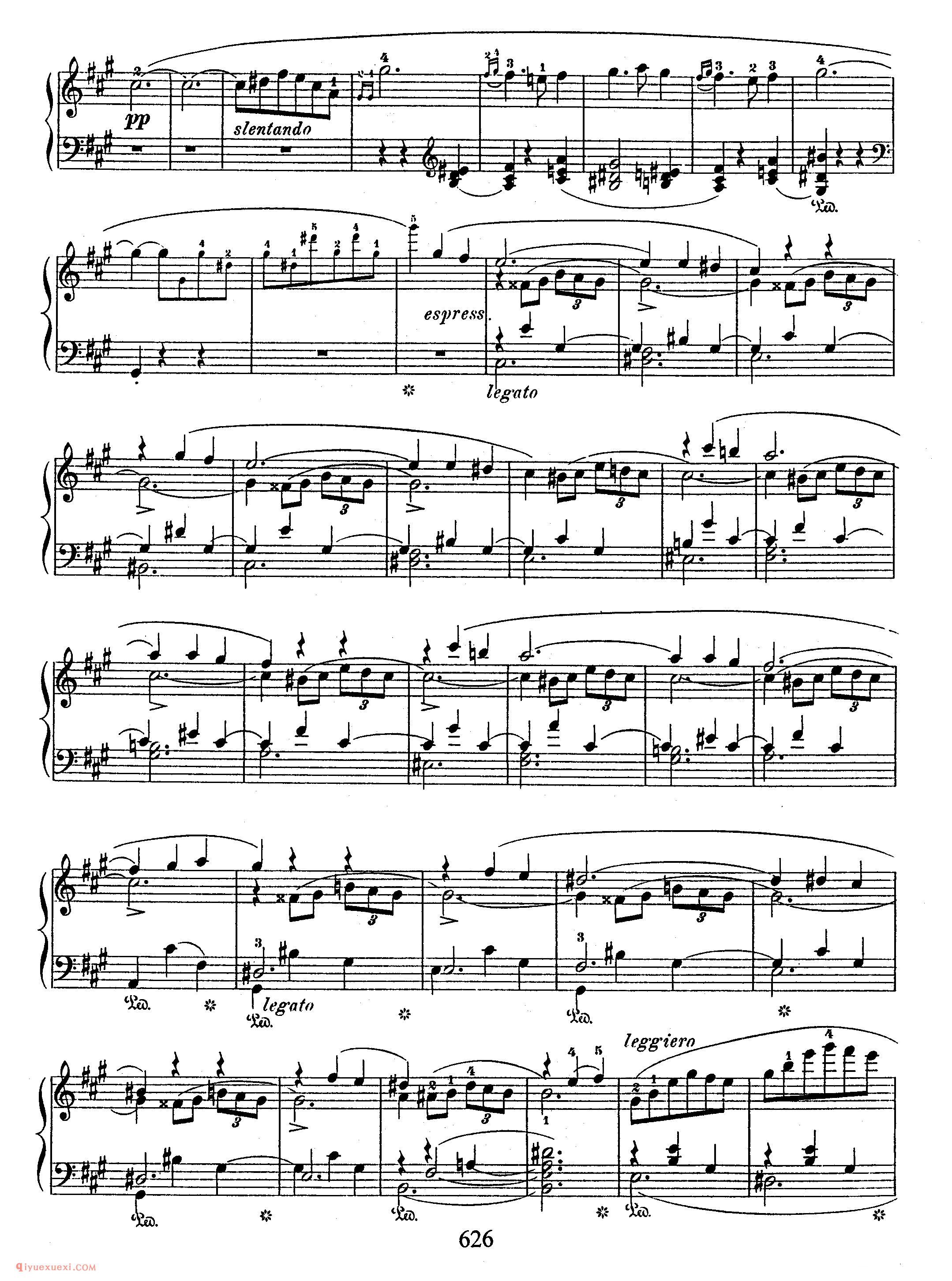 Scherzo No 2 in bb, Op 31_ 第二首降b小调作品31_谐谑曲_肖邦钢琴谱