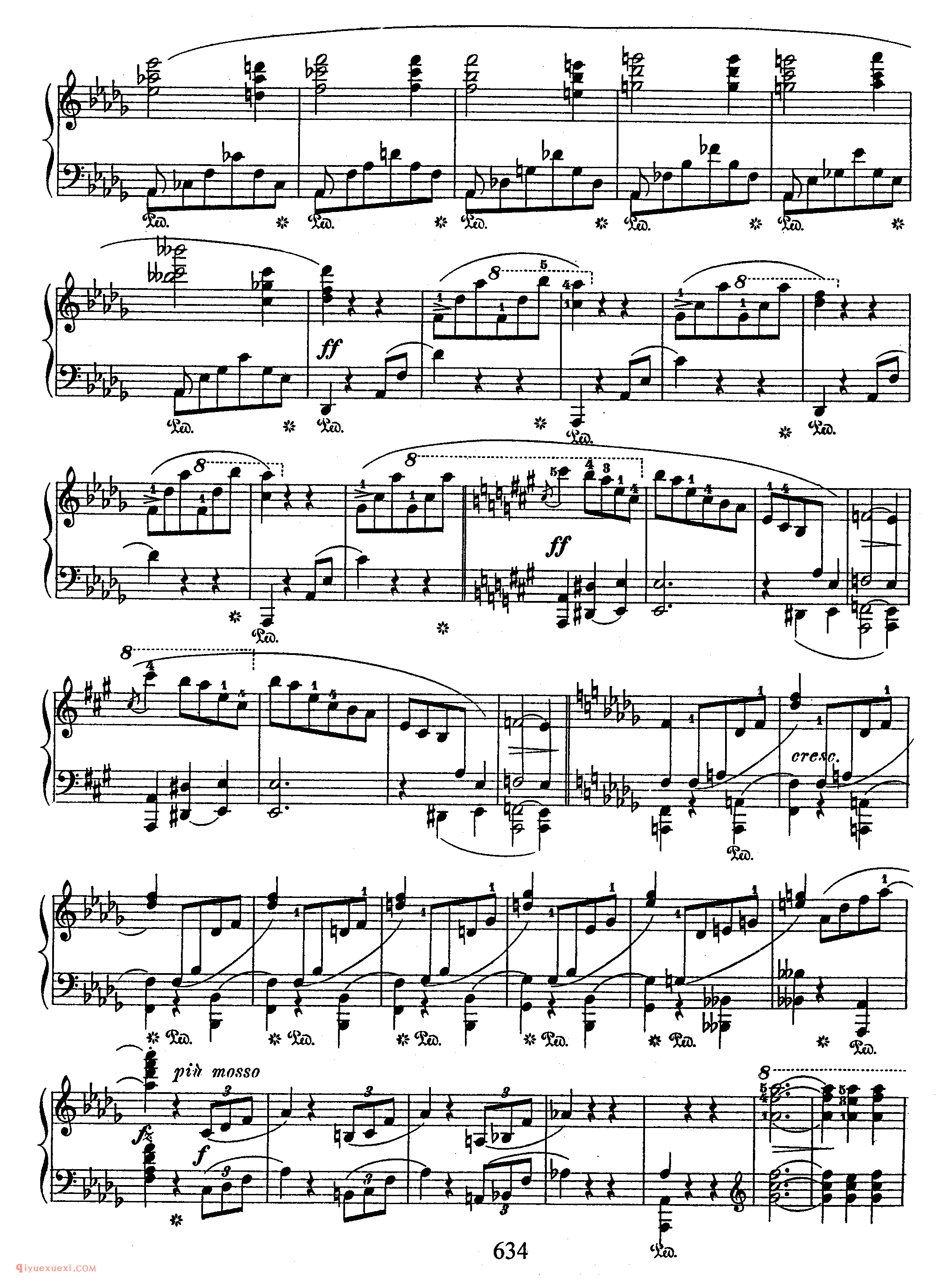 Scherzo No 2 in bb, Op 31_ 第二首降b小调作品31_谐谑曲_肖邦钢琴谱