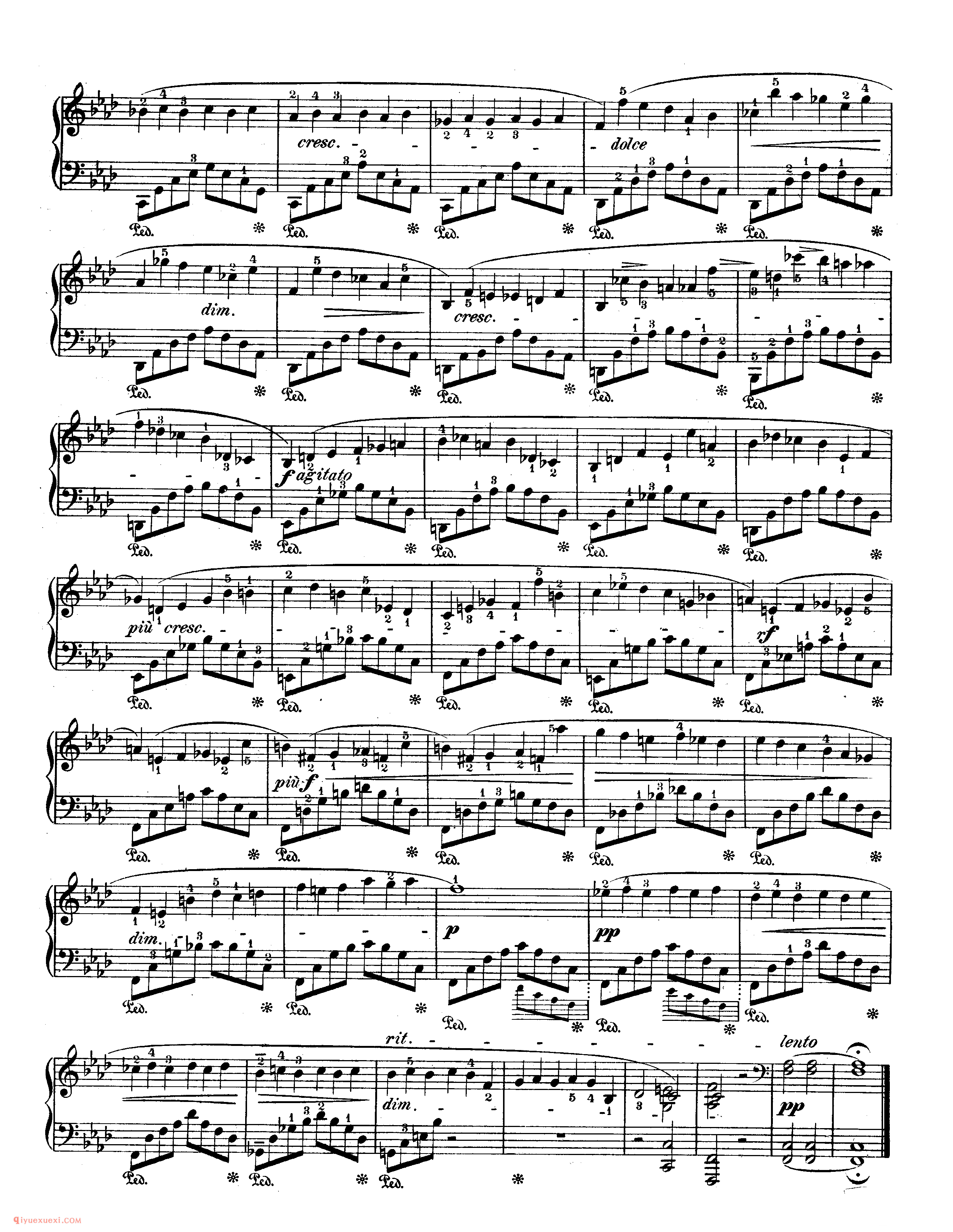 肖邦三首新练习曲 Trois Nouvelles Etudes_练习曲_肖邦钢琴谱