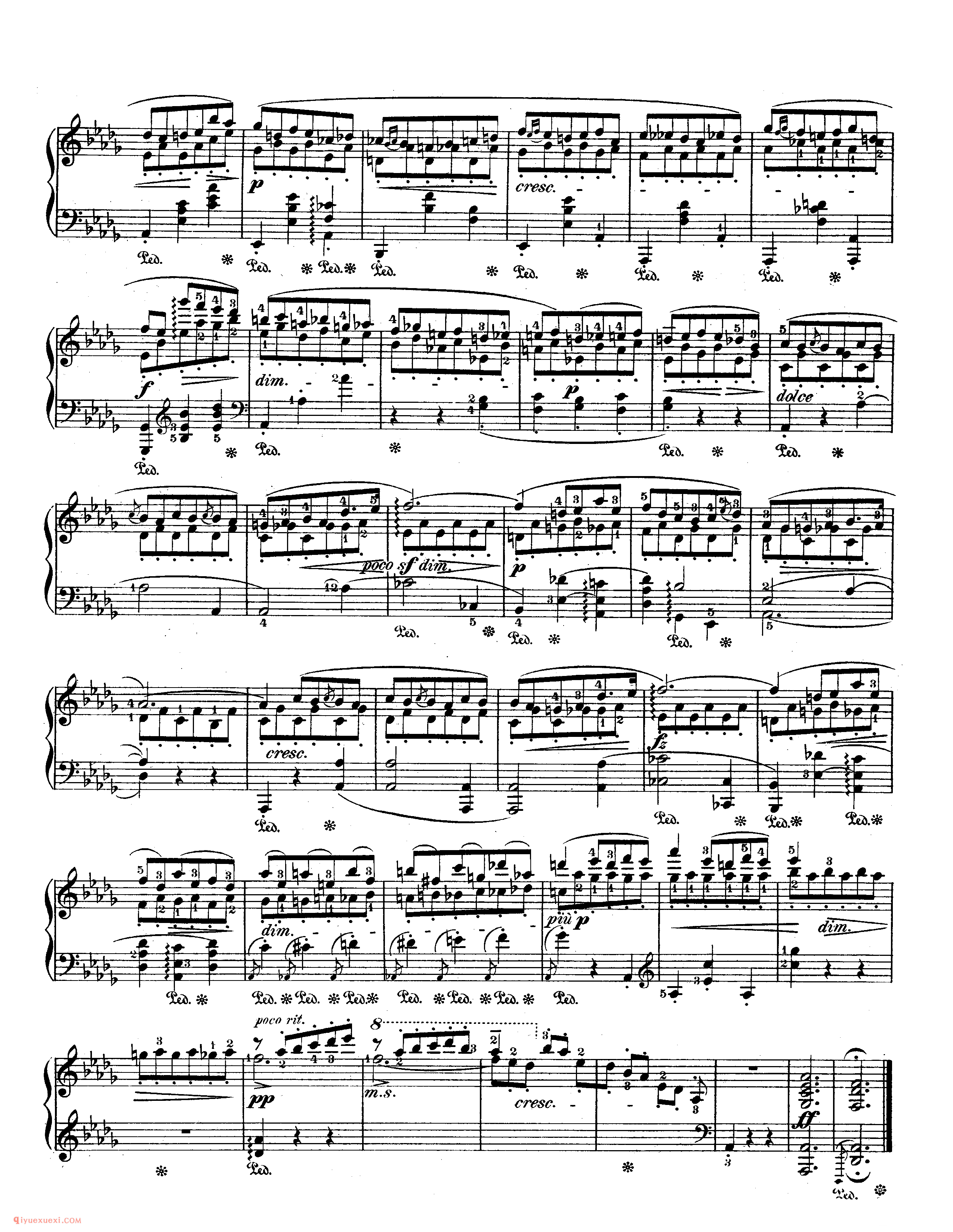 肖邦三首新练习曲 Trois Nouvelles Etudes_练习曲_肖邦钢琴谱