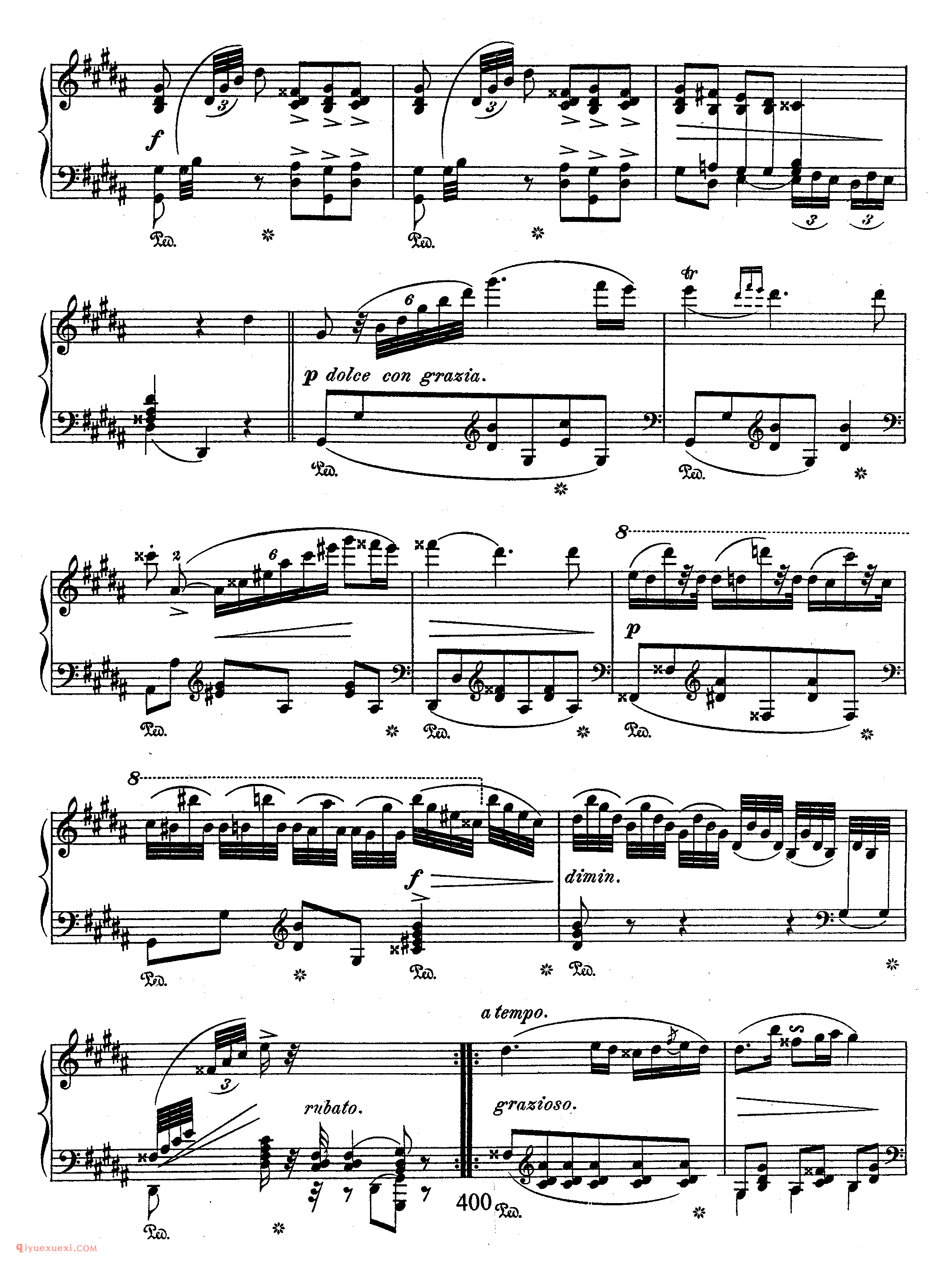Polonaise in g# Op ph_遗作(未编号)波兰舞曲_肖邦钢琴谱