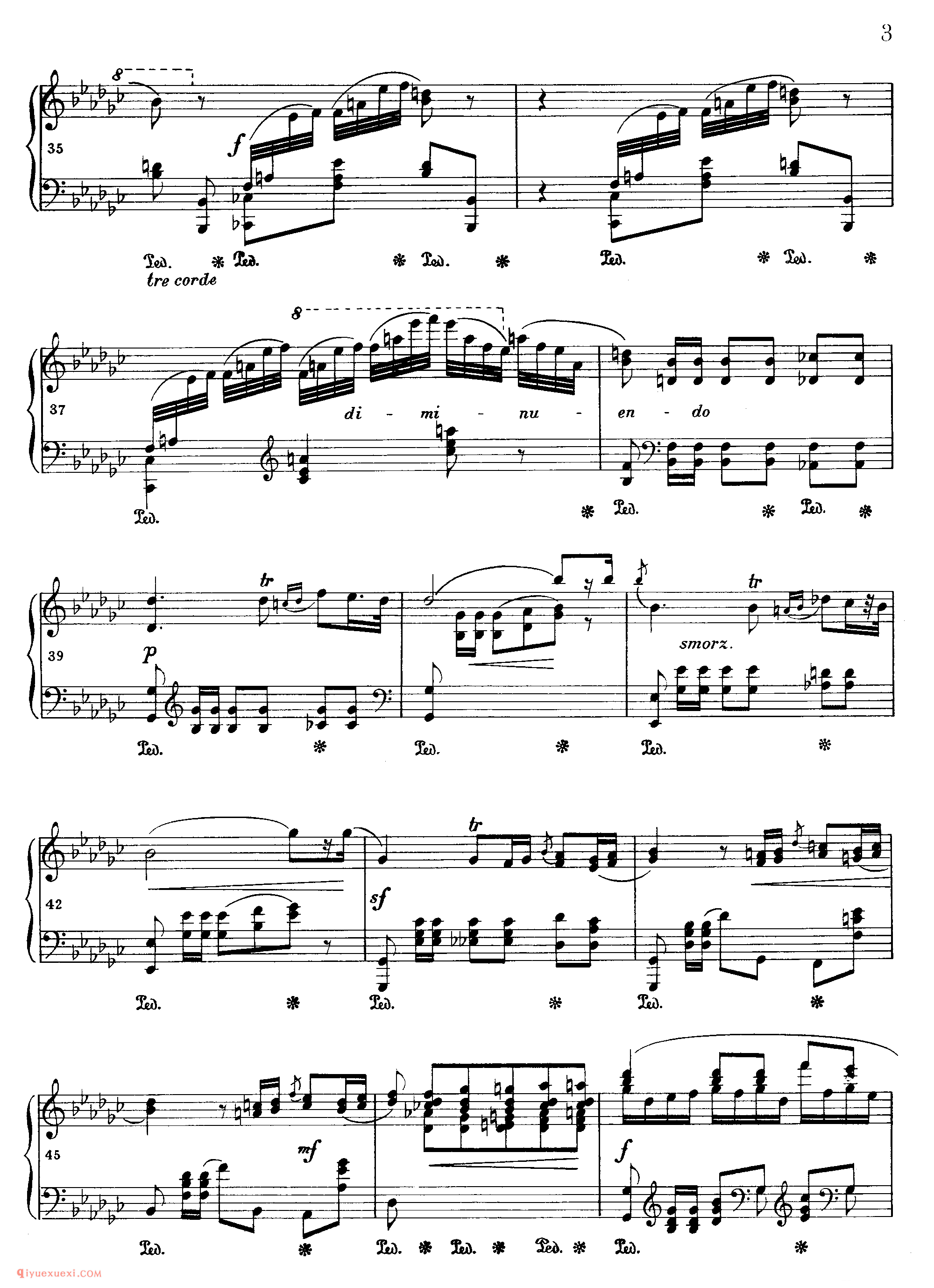 降G大调波兰舞曲_遗作(未编号)波兰舞曲_肖邦钢琴谱