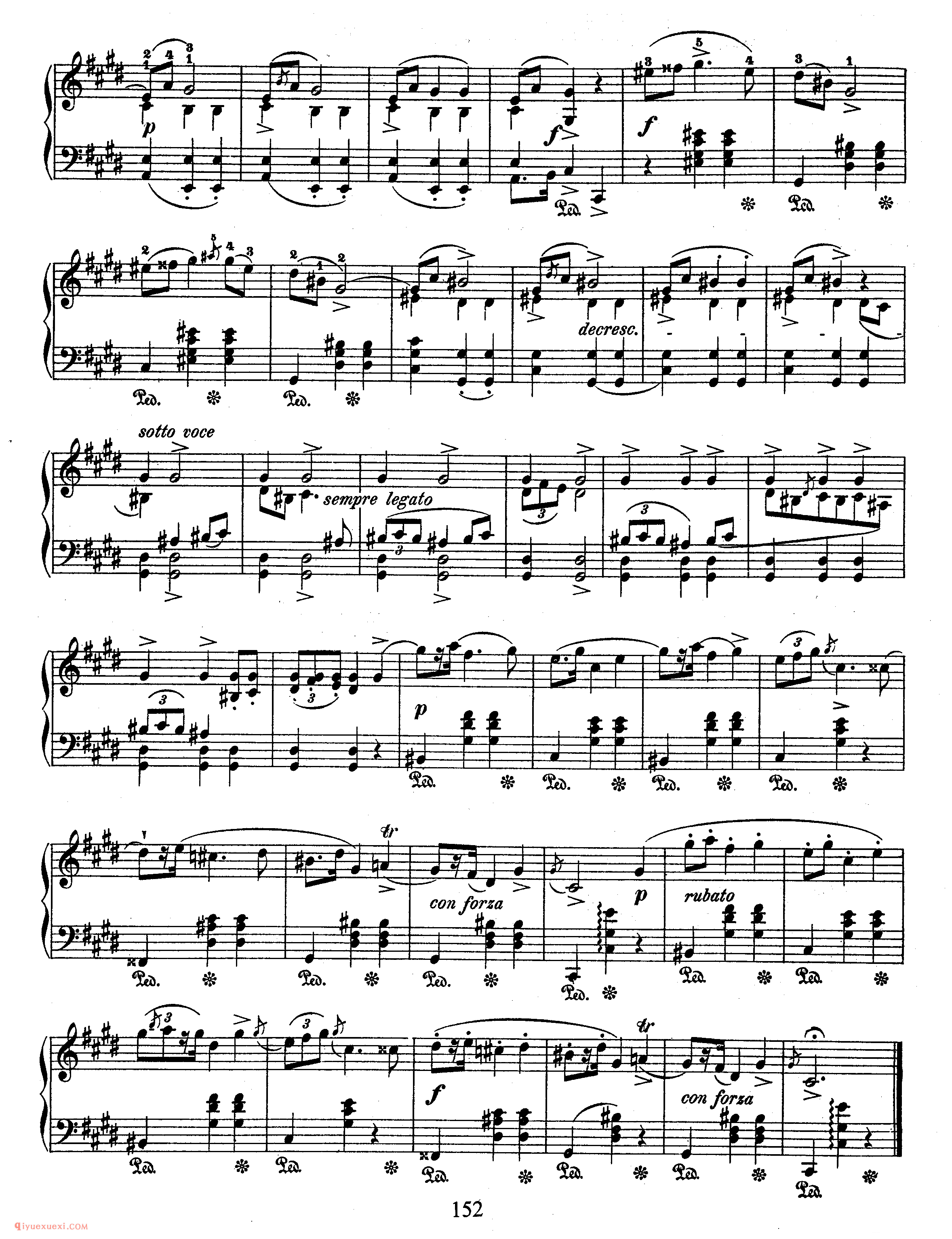 4 Mazurkas, Op 6-1-2-3_玛祖卡_肖邦钢琴谱