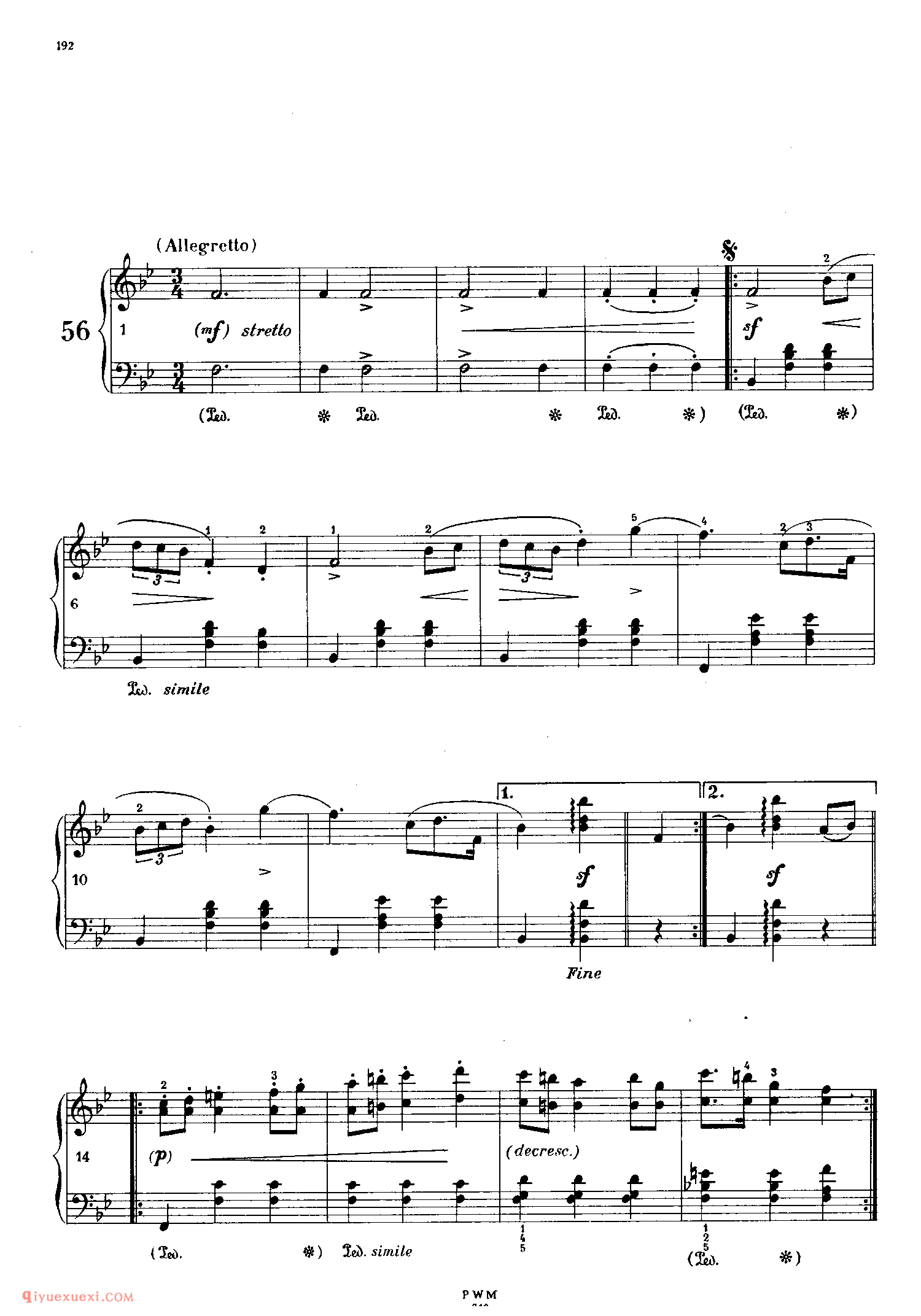 Mazurka in B-flat Major ,作于1832年6月24日_玛祖卡遗作(未编号)_肖邦钢琴谱