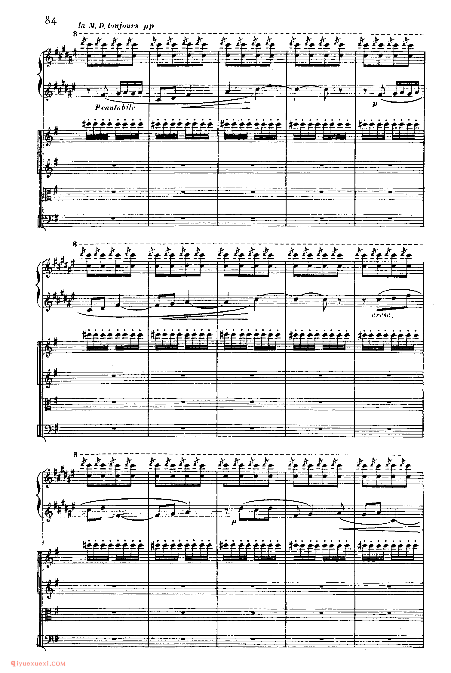 SaintSaens Concerto No 5 Op 103_钢琴协奏曲_圣桑钢琴谱