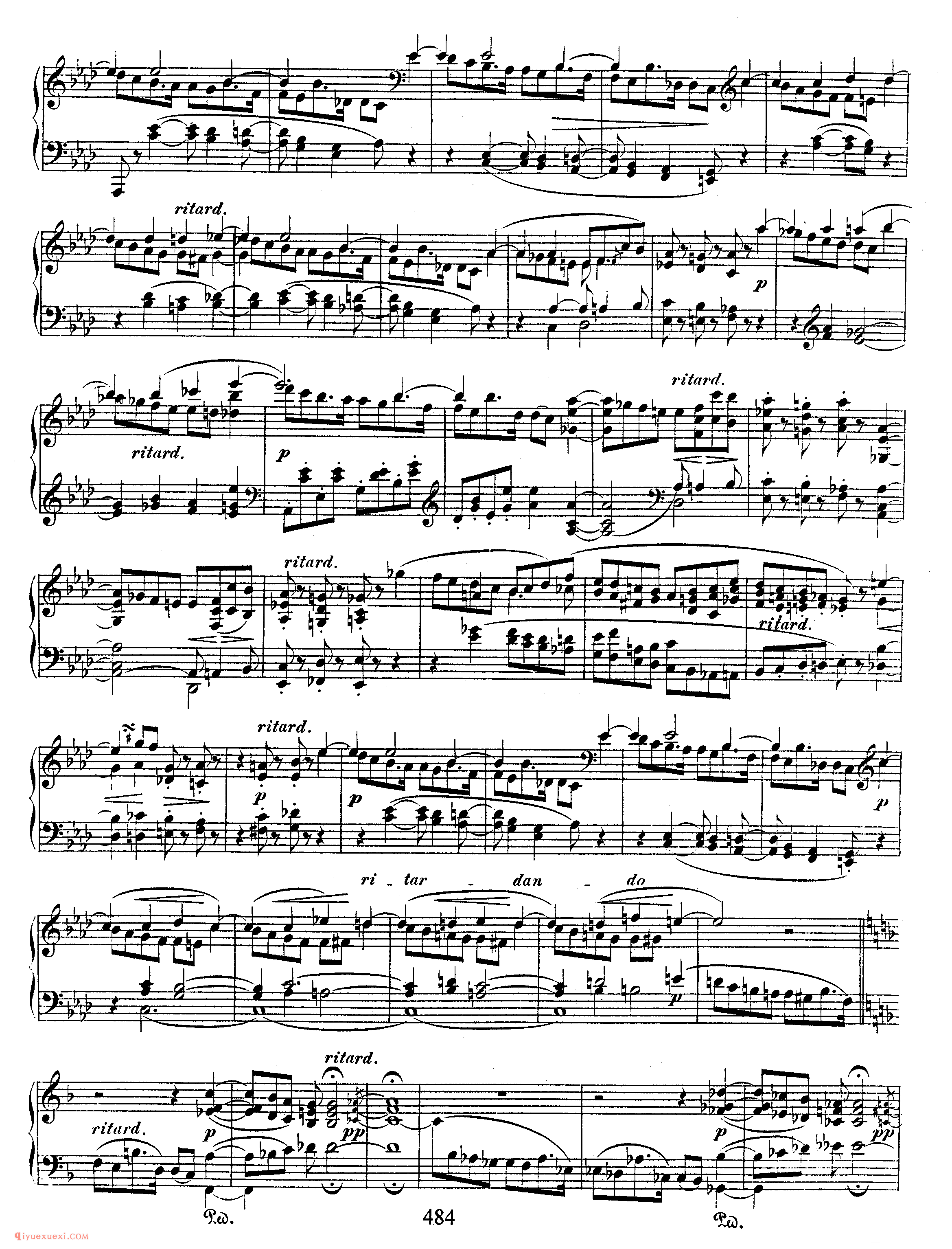 舒曼《夜曲》作品23_Schumann Nachtstucke Op.23_舒曼钢琴谱