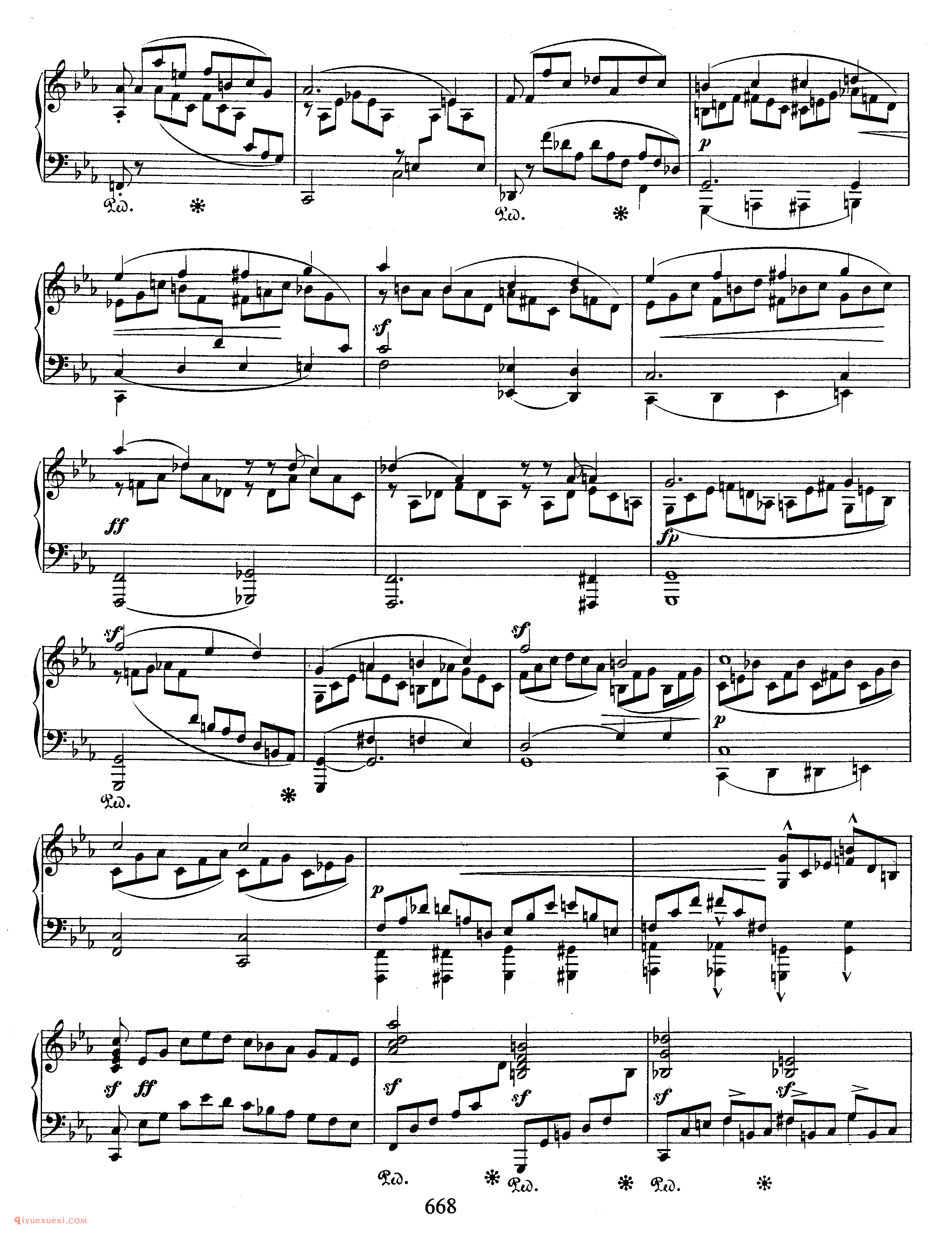 舒曼《幻想曲集》作品111_Schumann 3 Fantasy Pieces_ Op.111_舒曼钢琴谱