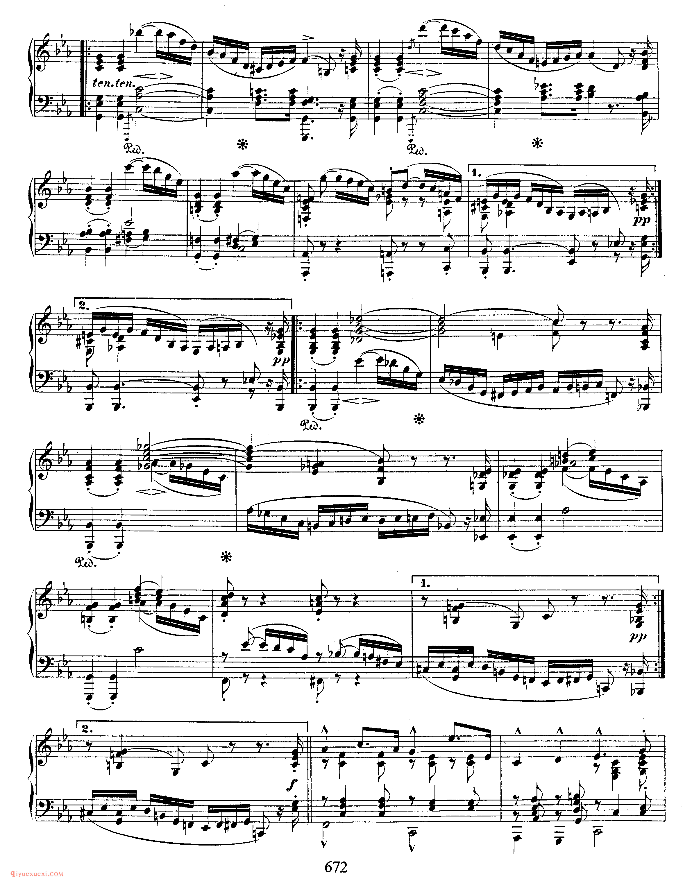 舒曼《幻想曲集》作品111_Schumann 3 Fantasy Pieces_ Op.111_舒曼钢琴谱