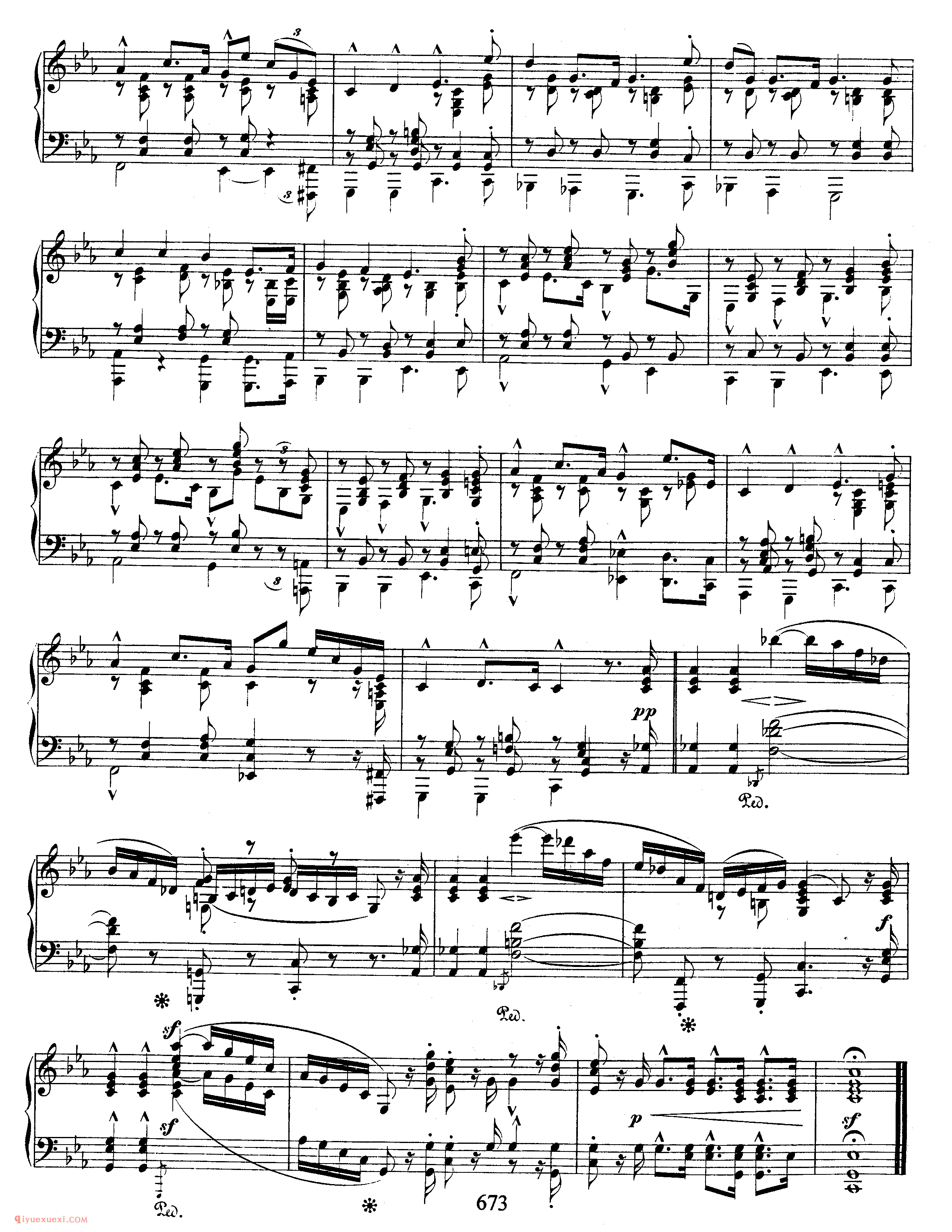 舒曼《幻想曲集》作品111_Schumann 3 Fantasy Pieces_ Op.111_舒曼钢琴谱