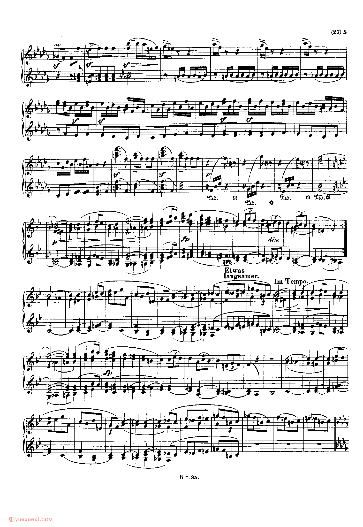 舒曼《来自东方的图画》作品66(四手联弹)_Schumann Bilder aus Osten Op.66_舒曼钢琴谱