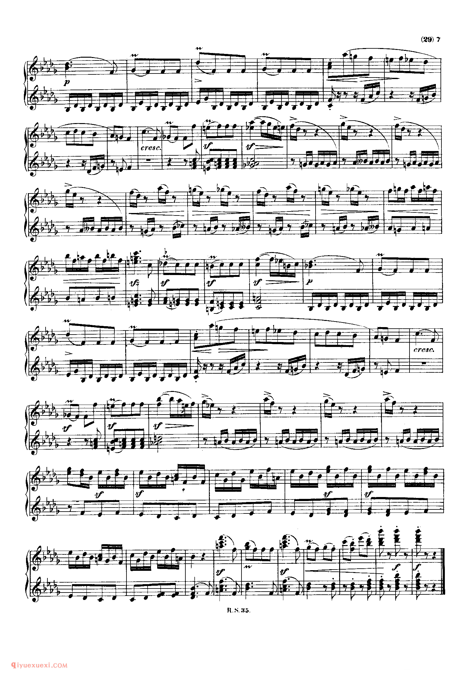 舒曼《来自东方的图画》作品66(四手联弹)_Schumann Bilder aus Osten Op.66_舒曼钢琴谱