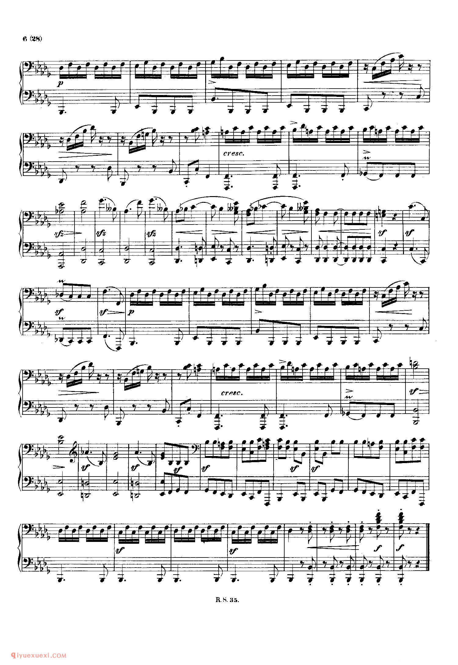 舒曼《来自东方的图画》作品66(四手联弹)_Schumann Bilder aus Osten Op.66_舒曼钢琴谱