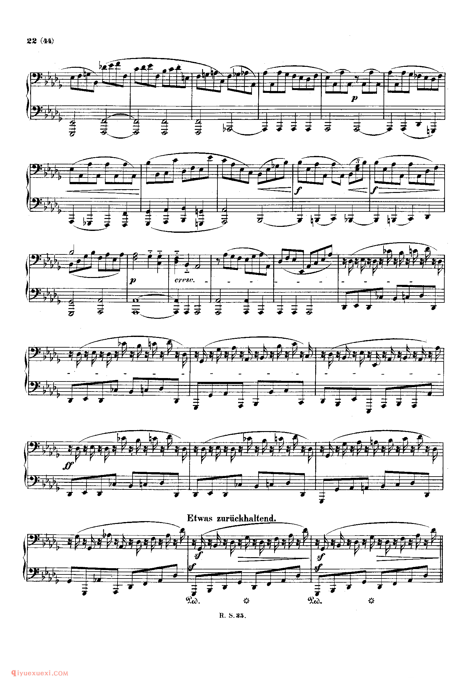 舒曼《来自东方的图画》作品66(四手联弹)_Schumann Bilder aus Osten Op.66_舒曼钢琴谱