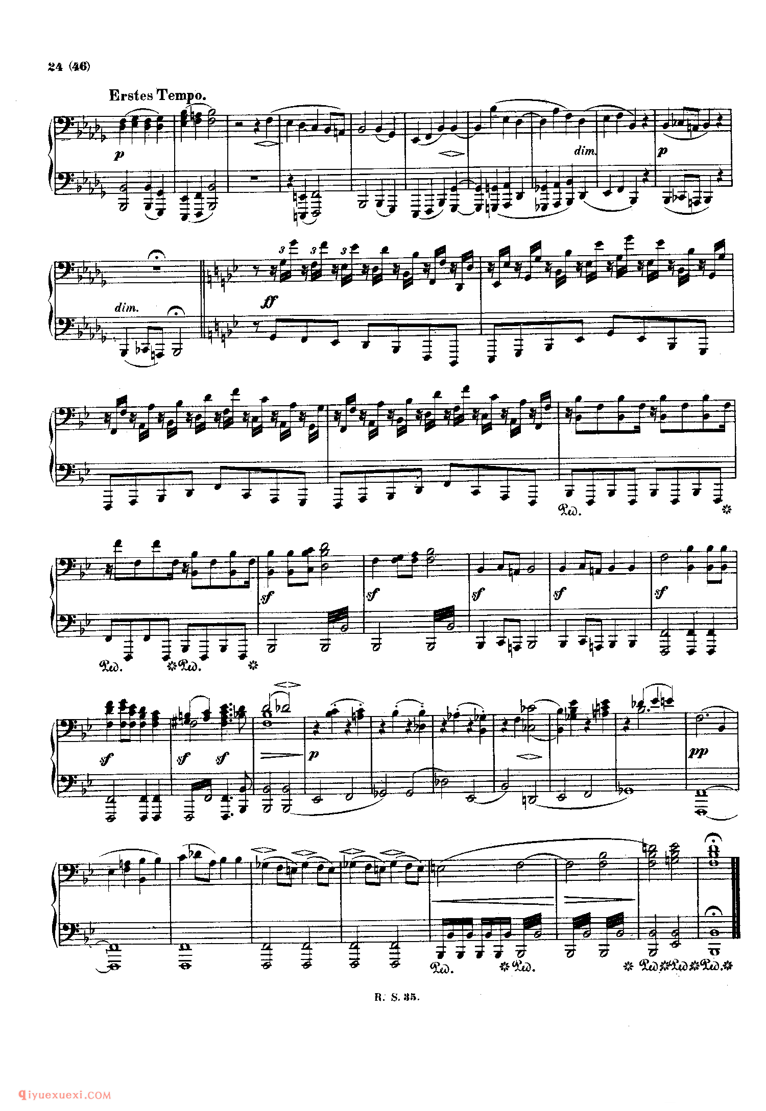 舒曼《来自东方的图画》作品66(四手联弹)_Schumann Bilder aus Osten Op.66_舒曼钢琴谱
