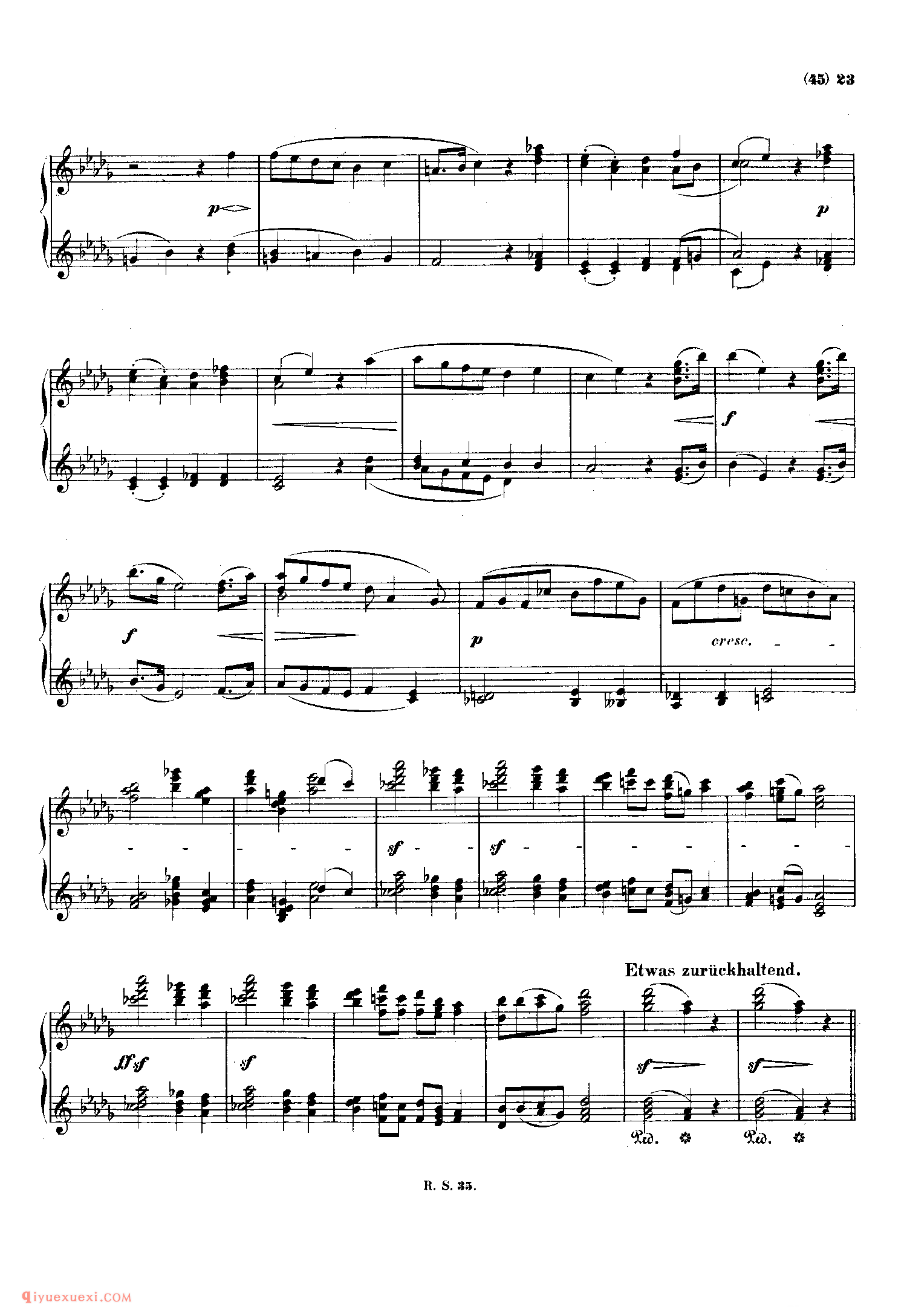 舒曼《来自东方的图画》作品66(四手联弹)_Schumann Bilder aus Osten Op.66_舒曼钢琴谱
