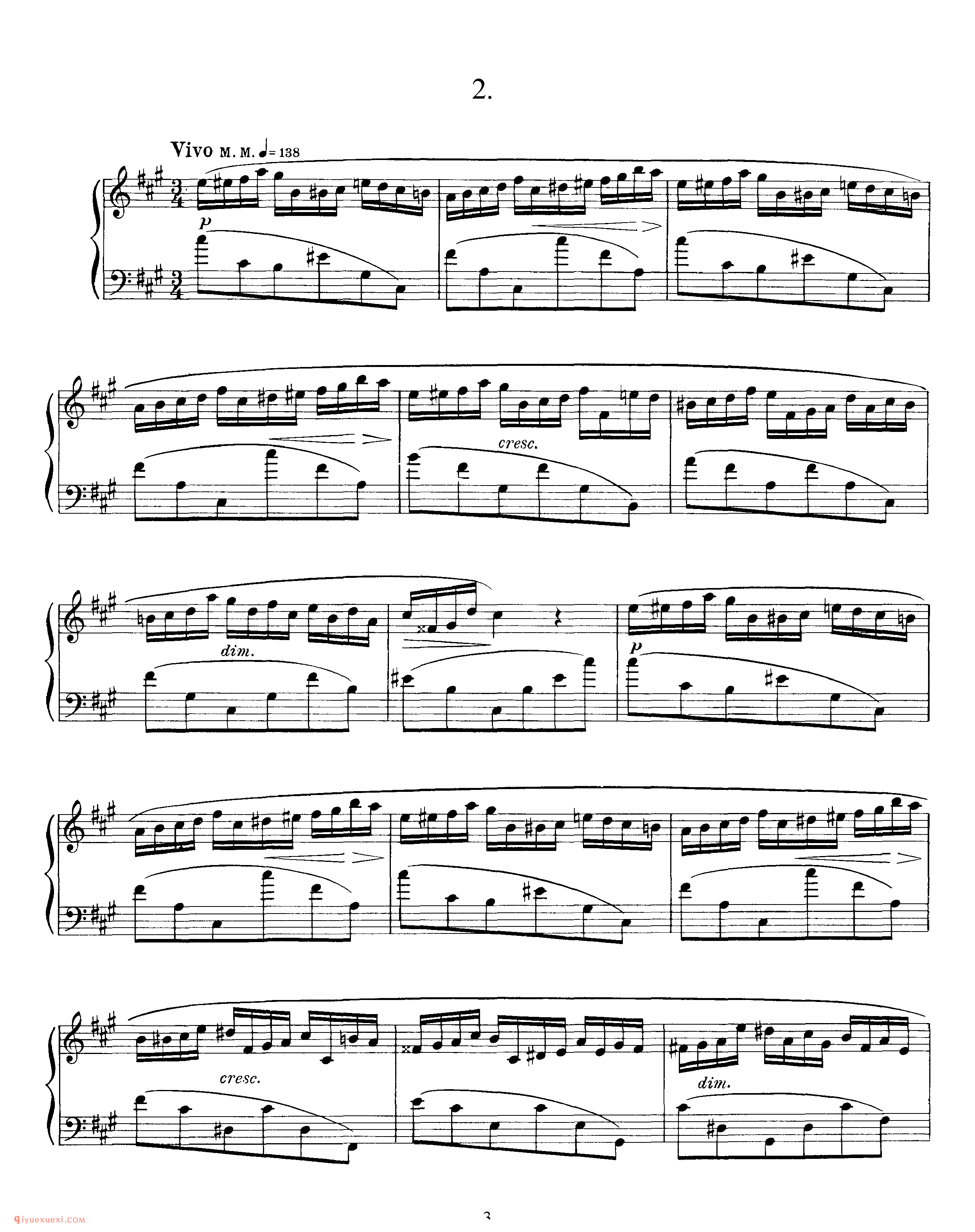 斯克里亚宾《五首前奏曲》作品15_斯克里亚宾钢琴谱