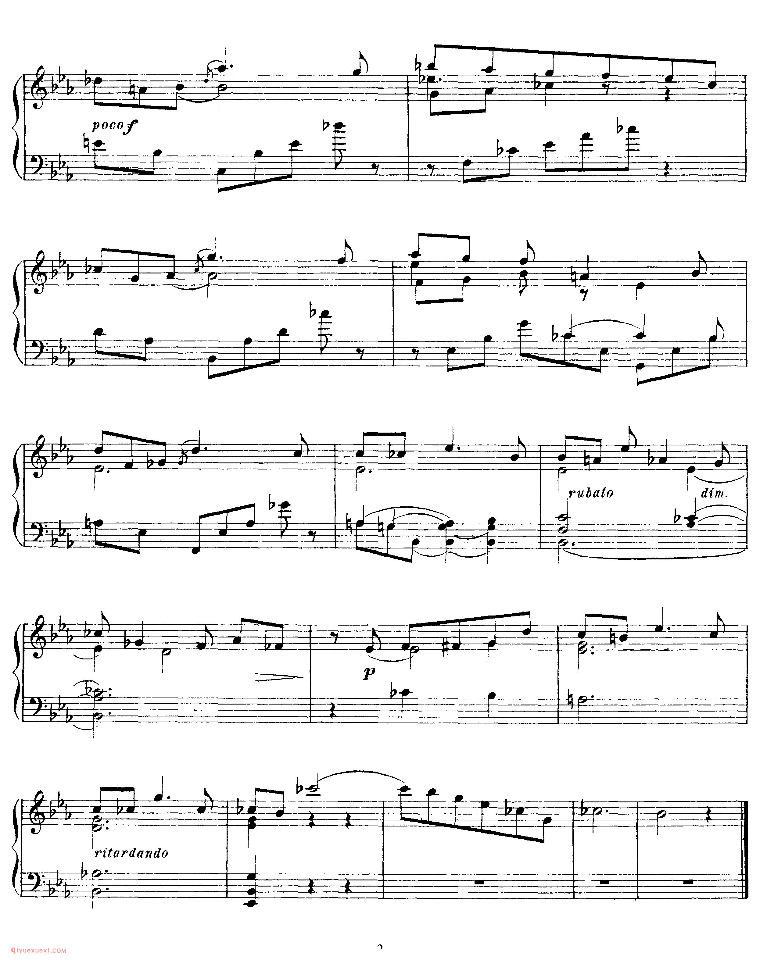 斯克里亚宾《三首小品》作品45_3 Pieces, Op 45_斯克里亚宾钢琴谱