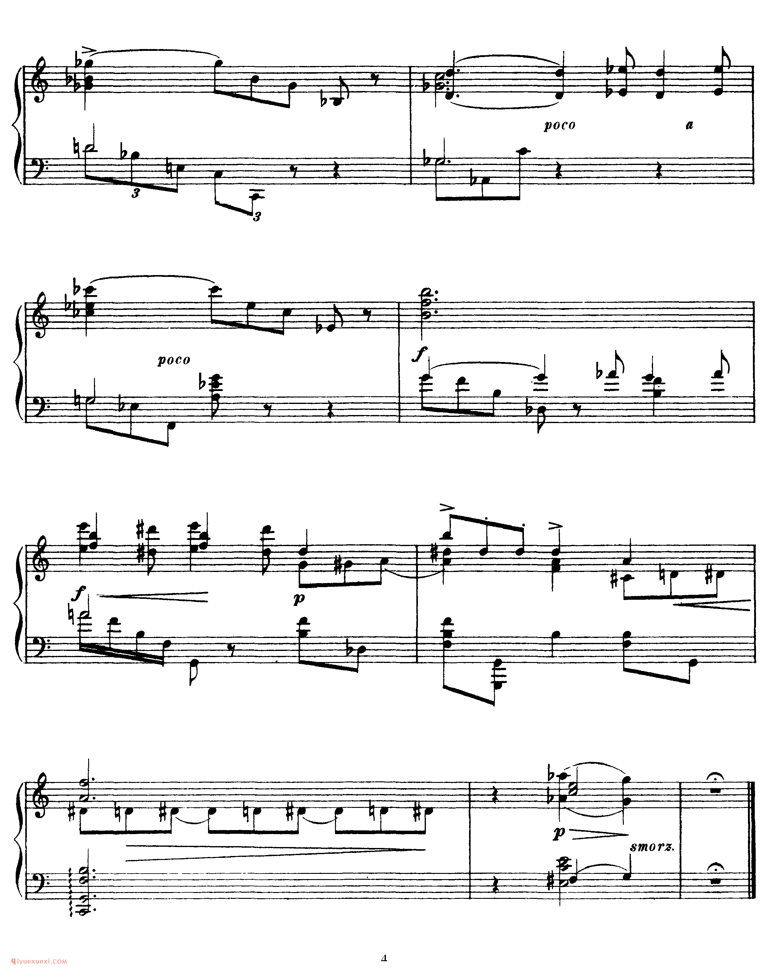 斯克里亚宾《三首小品》作品45_3 Pieces, Op 45_斯克里亚宾钢琴谱