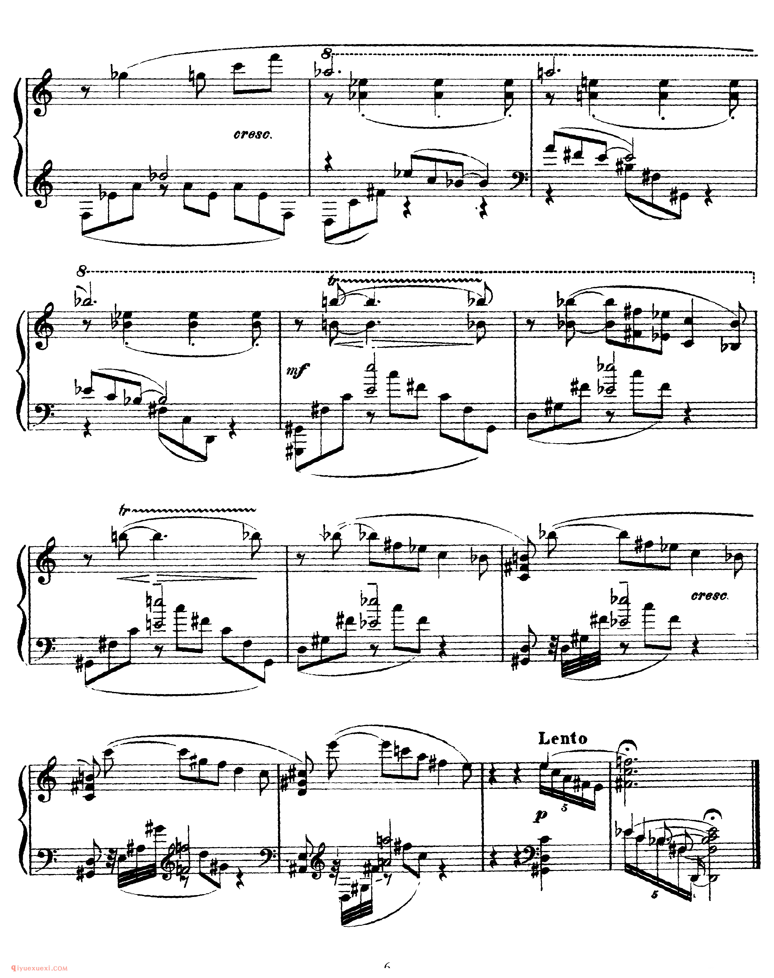 斯克里亚宾《二首音诗》作品71_2 Poemes, Op 71_斯克里亚宾钢琴谱
